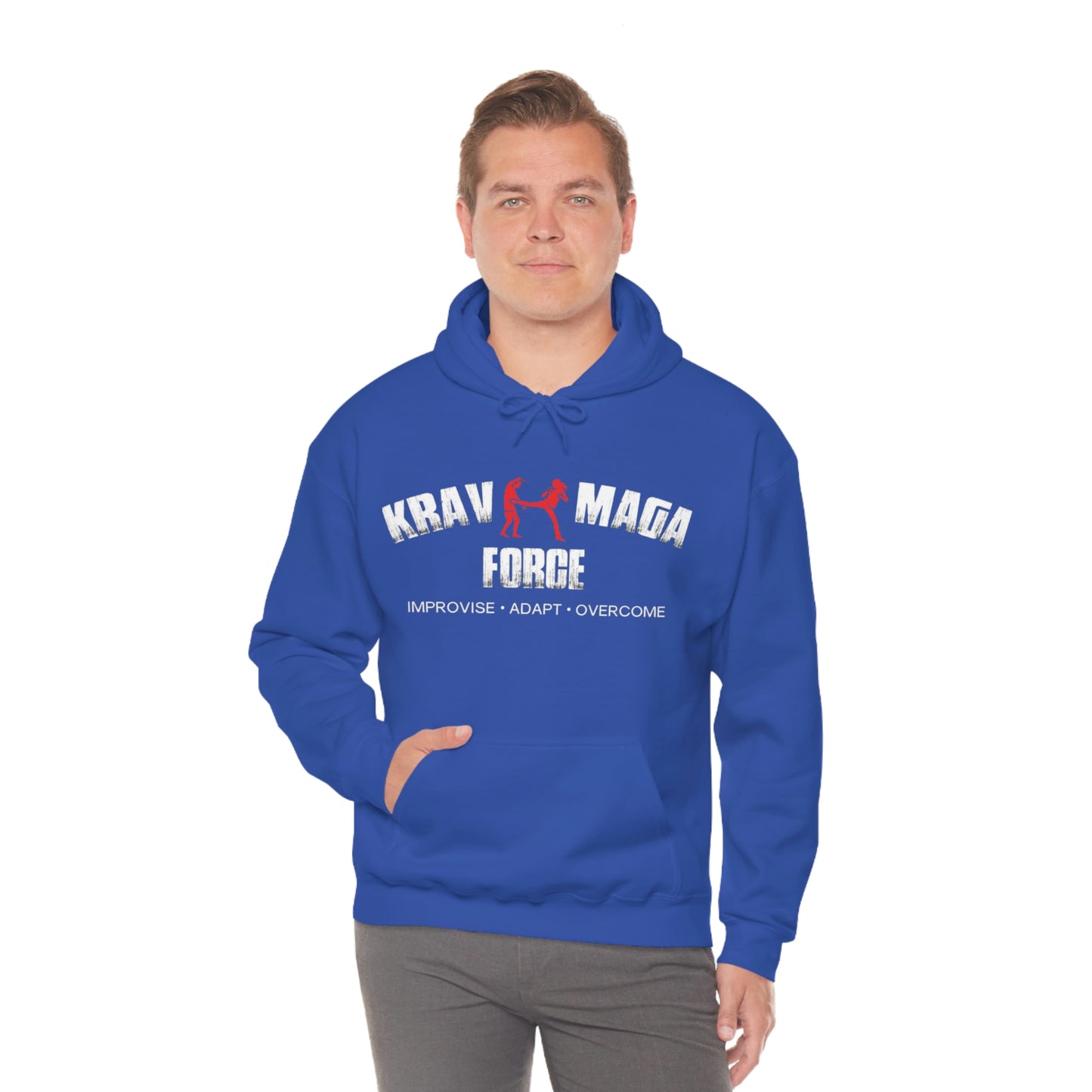 Krav Maga Force Unisex Heavy Blend™ Hooded Sweatshirt