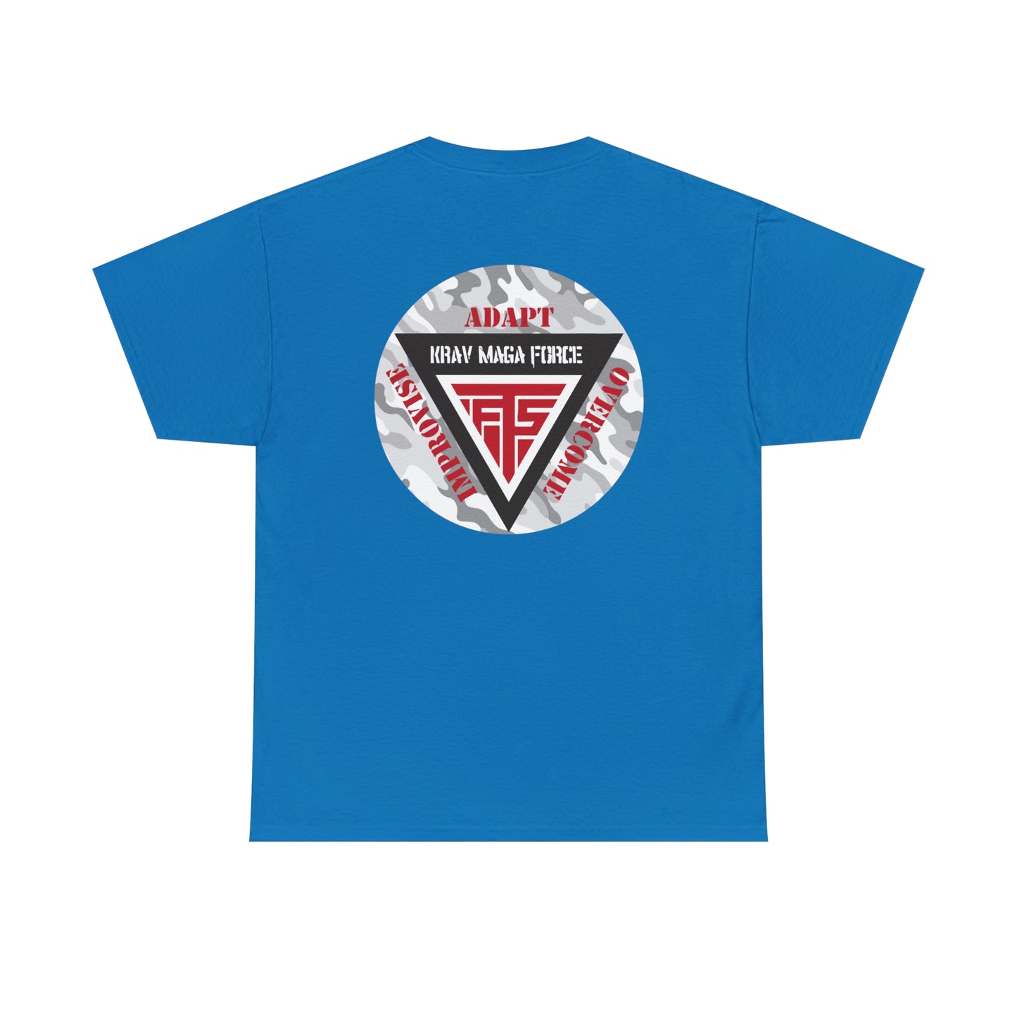 Copy of Copy of Krav Maga Force ( Live on the Dead side ) Unisex Heavy Cotton Tee