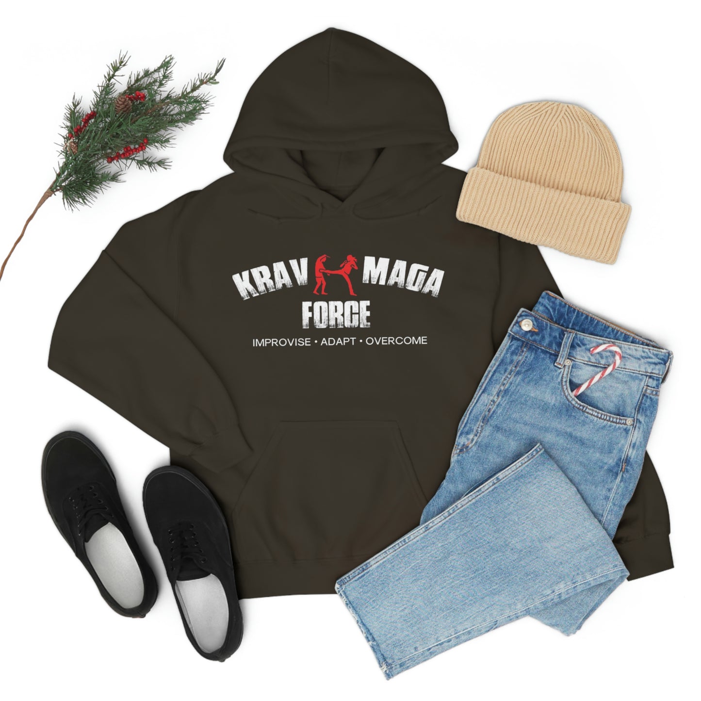 Krav Maga Force Unisex Heavy Blend™ Hooded Sweatshirt