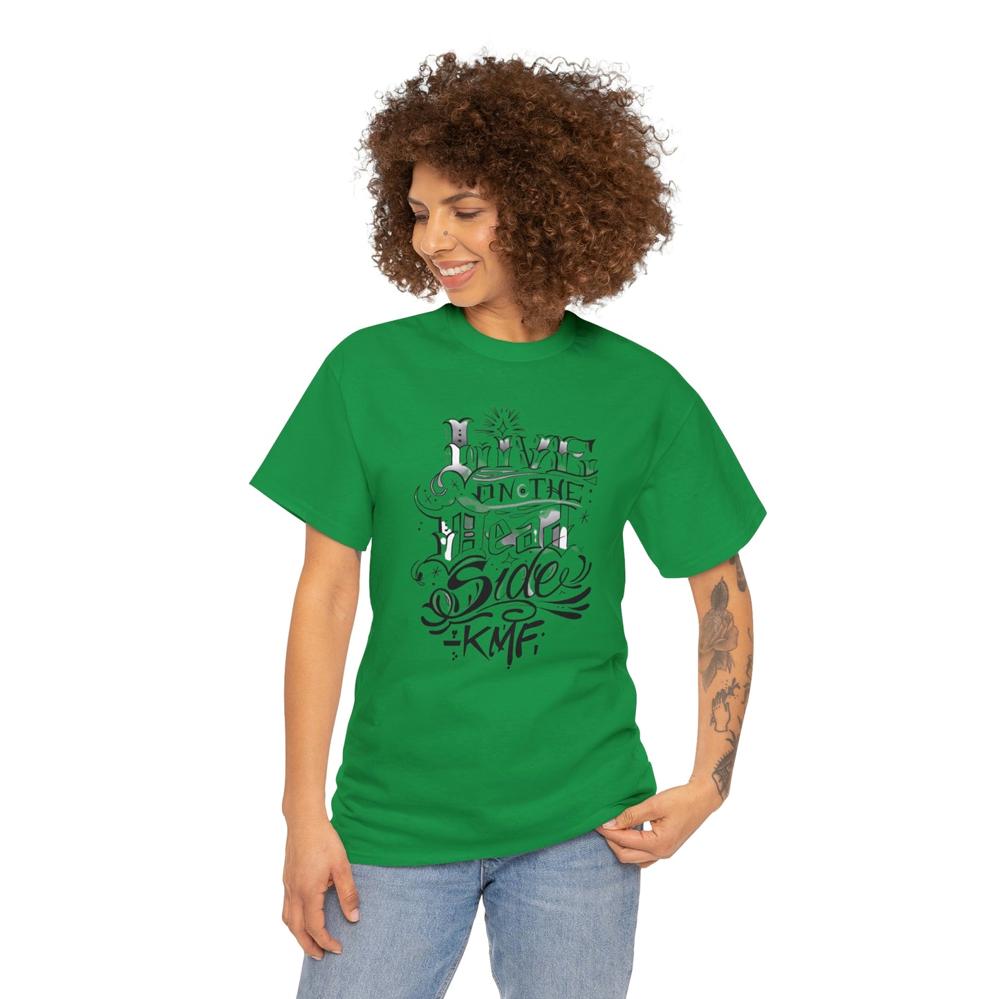 Krav Maga Force ( Live on the Dead side ) Unisex Heavy Cotton Tee