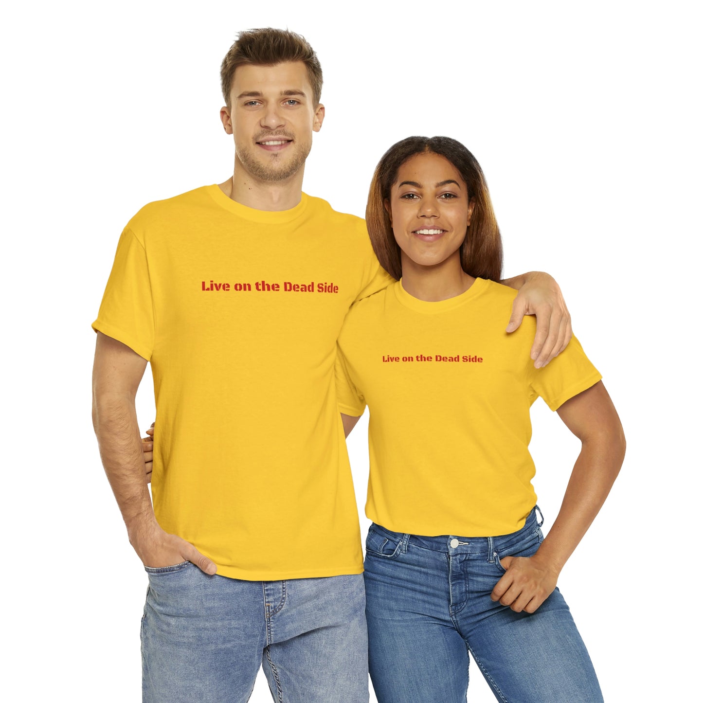 Copy of Copy of Krav Maga Force ( Live on the Dead side ) Unisex Heavy Cotton Tee