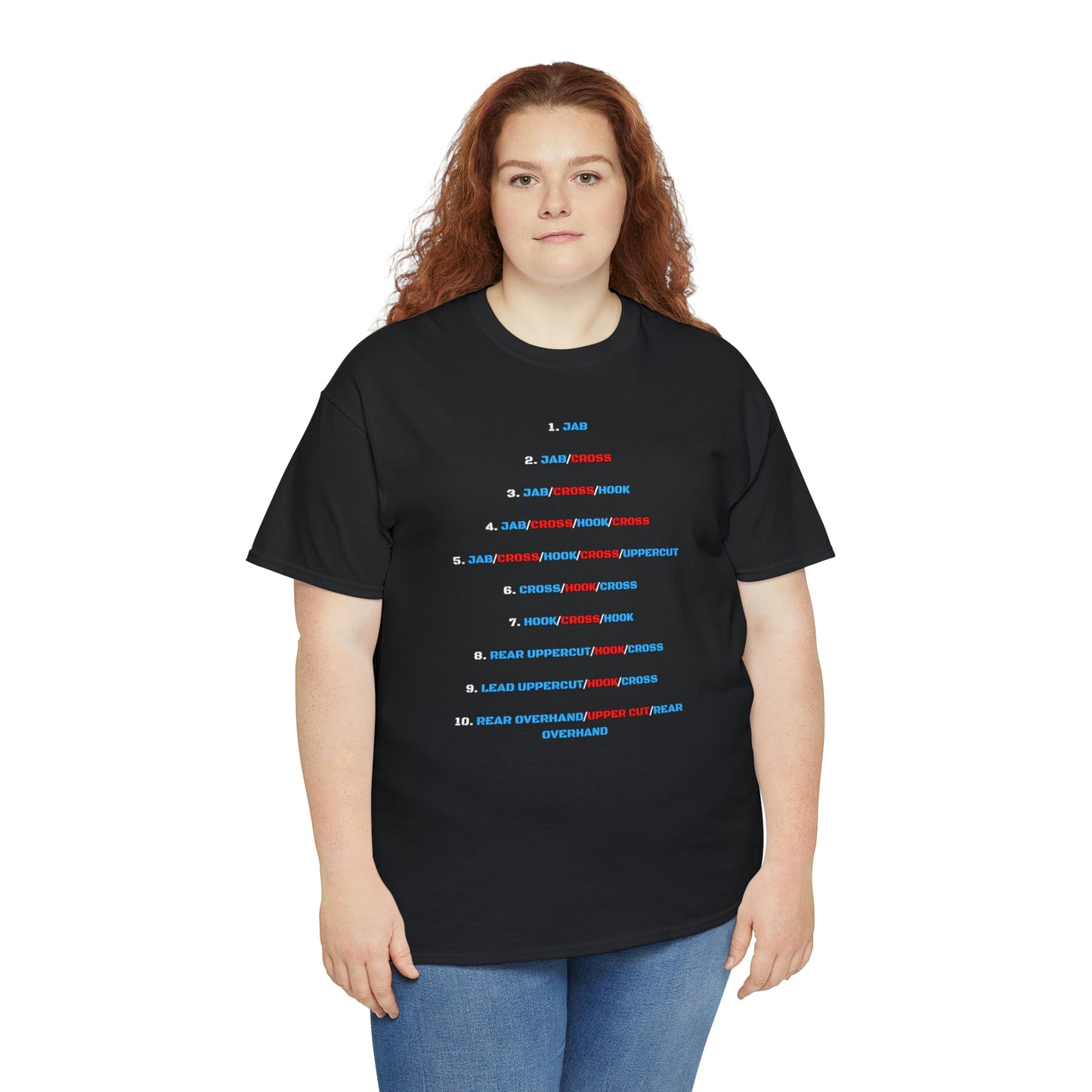 Krav Maga Force ( combo number system ) Unisex Heavy Cotton Tee