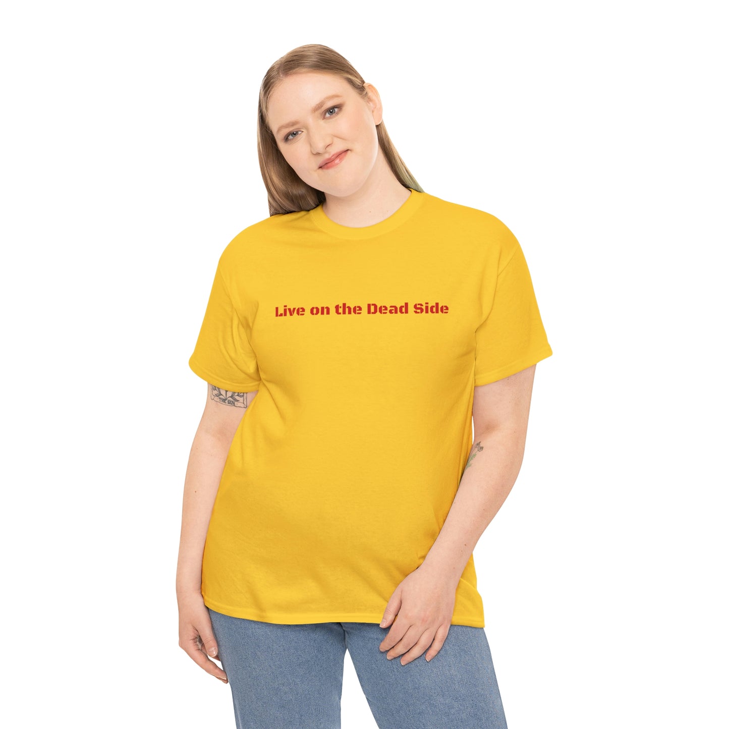 Copy of Copy of Krav Maga Force ( Live on the Dead side ) Unisex Heavy Cotton Tee