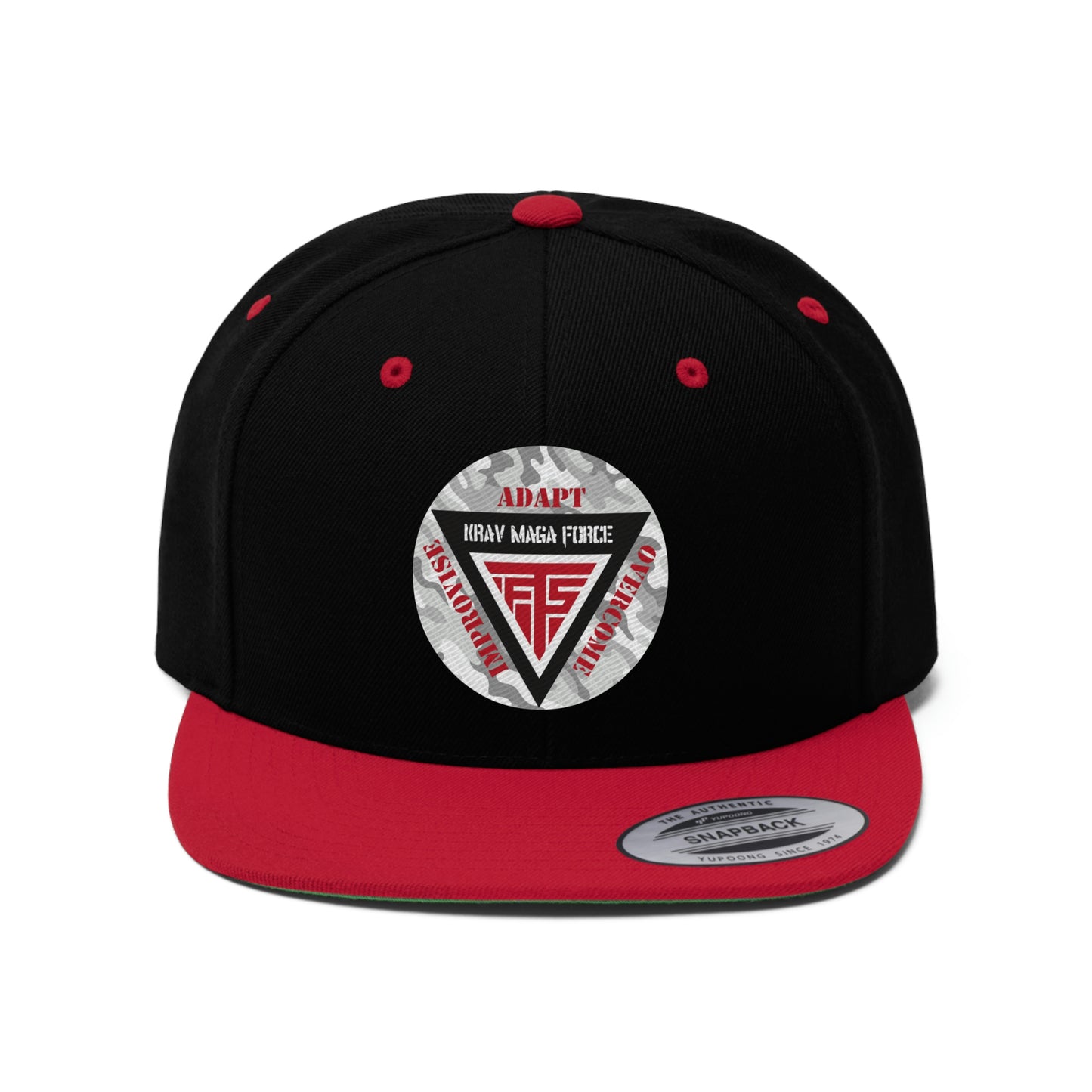 Krav Maga Force Unisex Flat Bill Hat