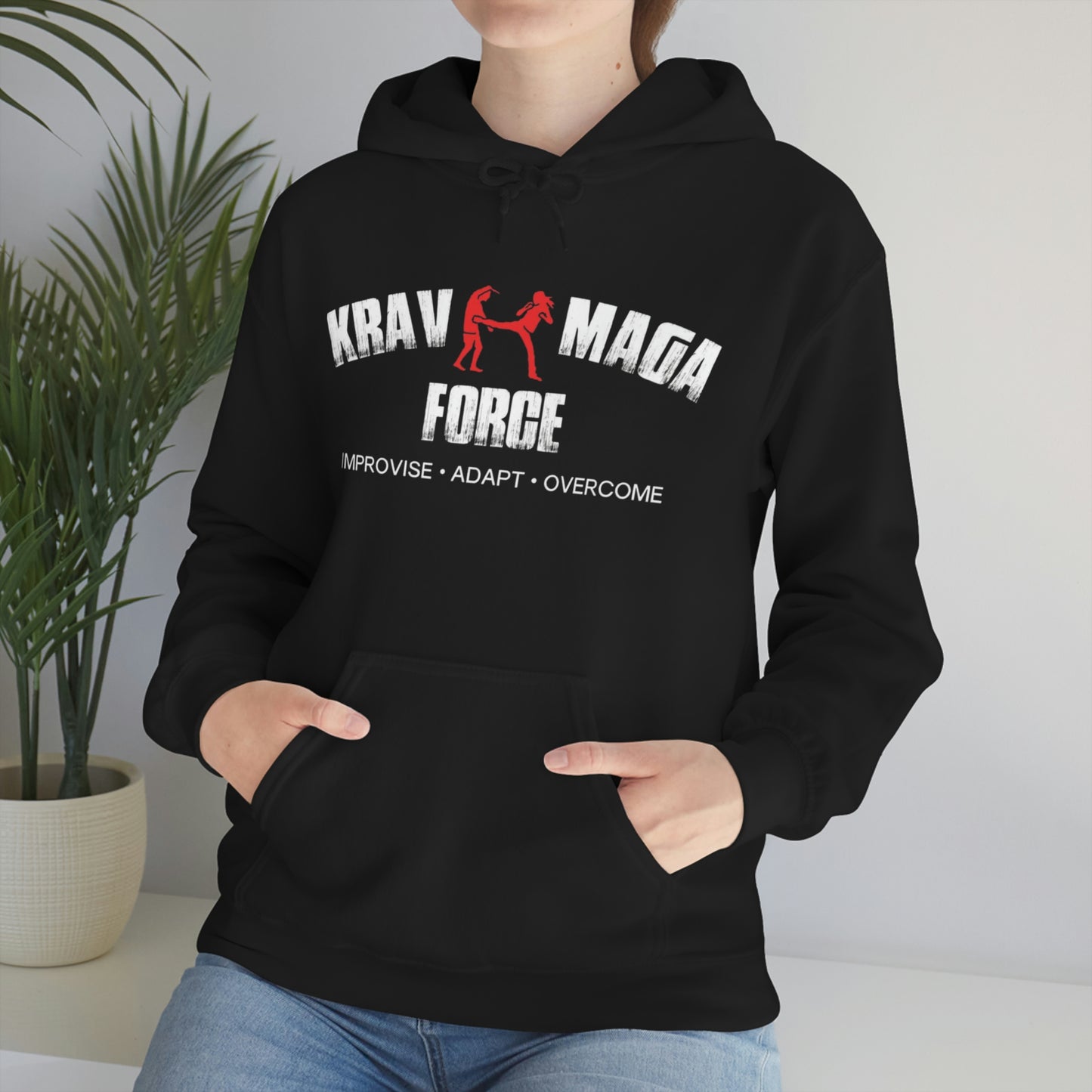 Krav Maga Force Unisex Heavy Blend™ Hooded Sweatshirt