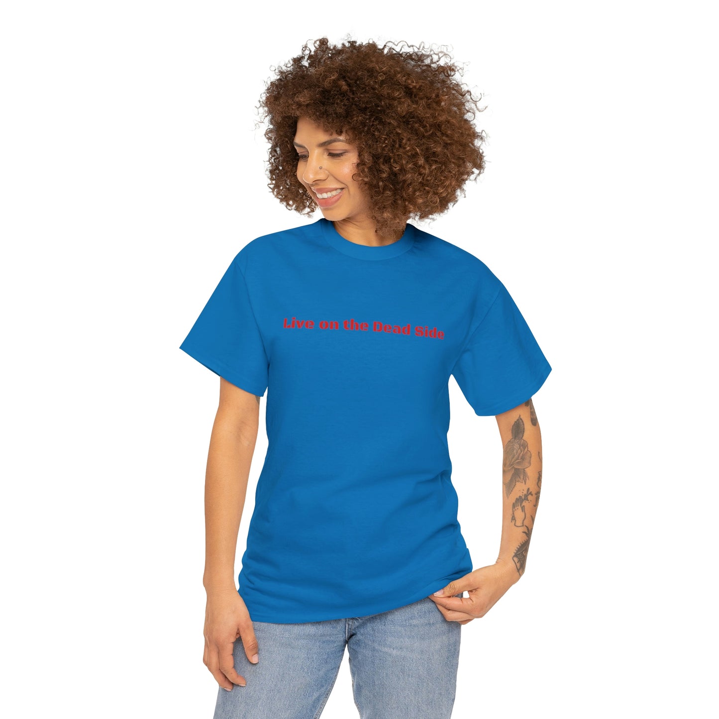 Copy of Copy of Krav Maga Force ( Live on the Dead side ) Unisex Heavy Cotton Tee