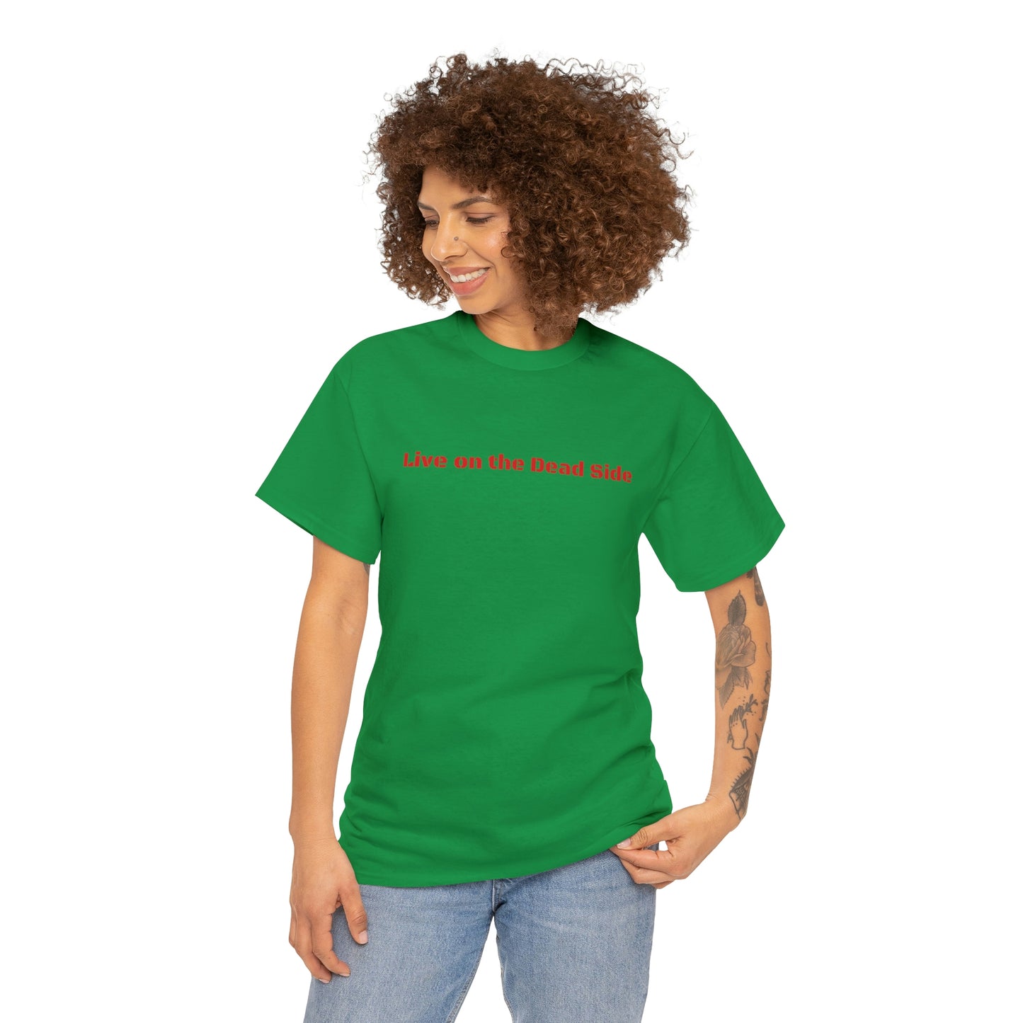 Copy of Copy of Krav Maga Force ( Live on the Dead side ) Unisex Heavy Cotton Tee