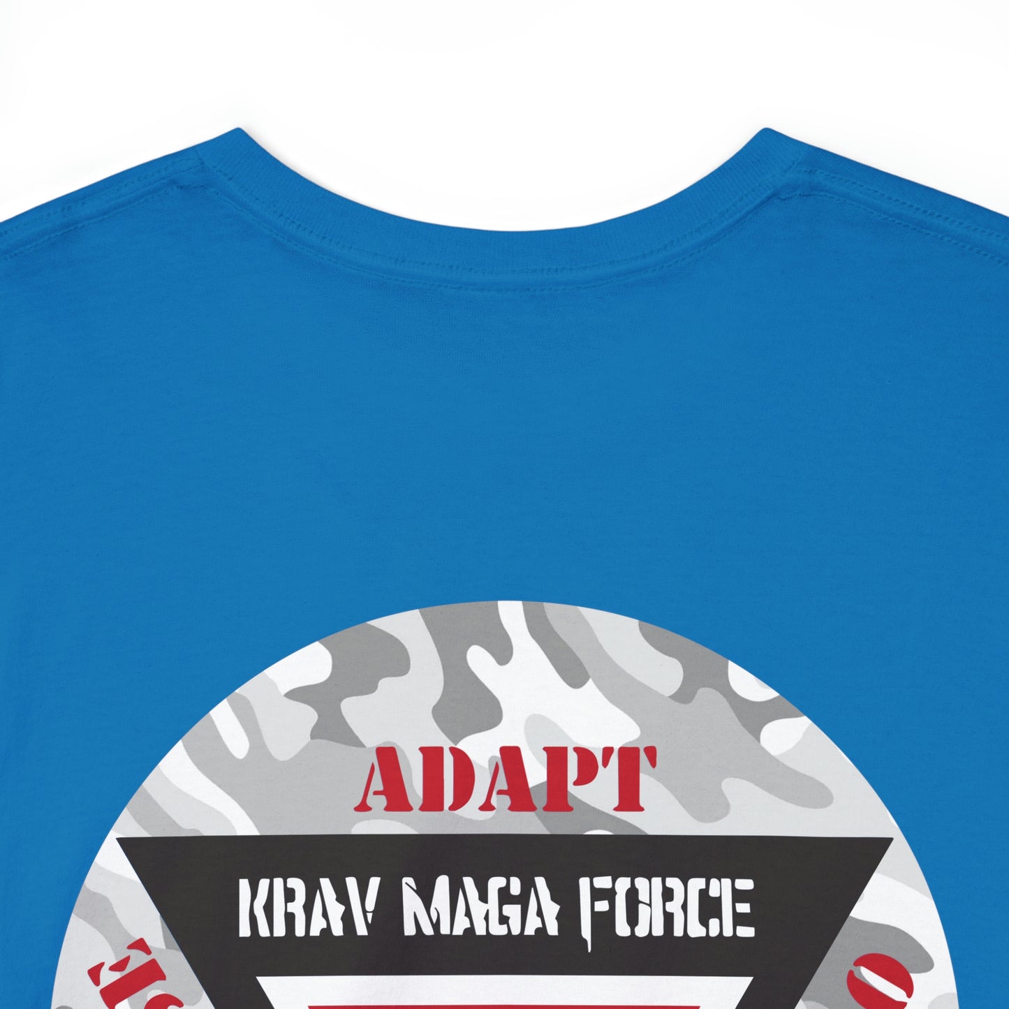 Copy of Copy of Krav Maga Force ( Live on the Dead side ) Unisex Heavy Cotton Tee
