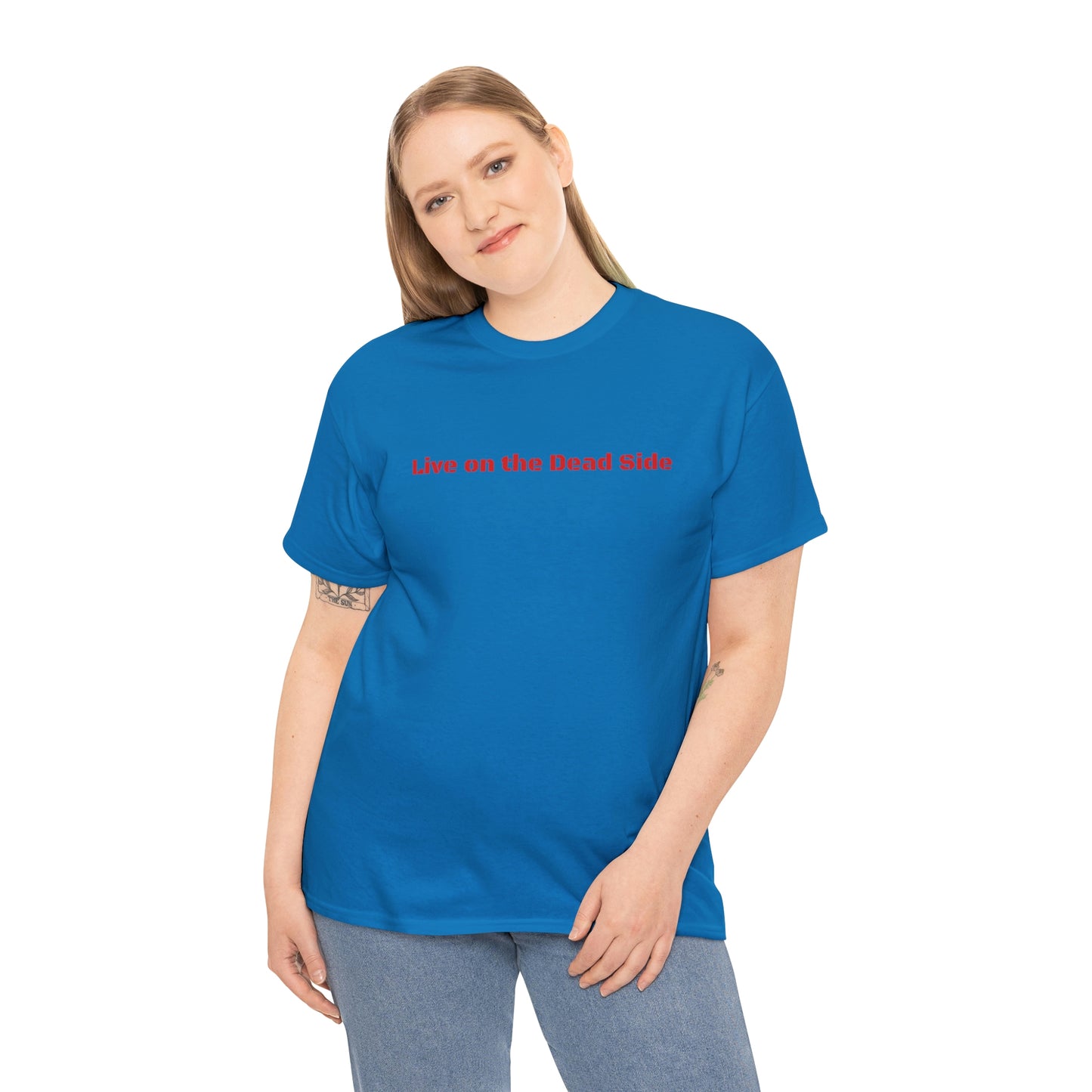 Copy of Copy of Krav Maga Force ( Live on the Dead side ) Unisex Heavy Cotton Tee