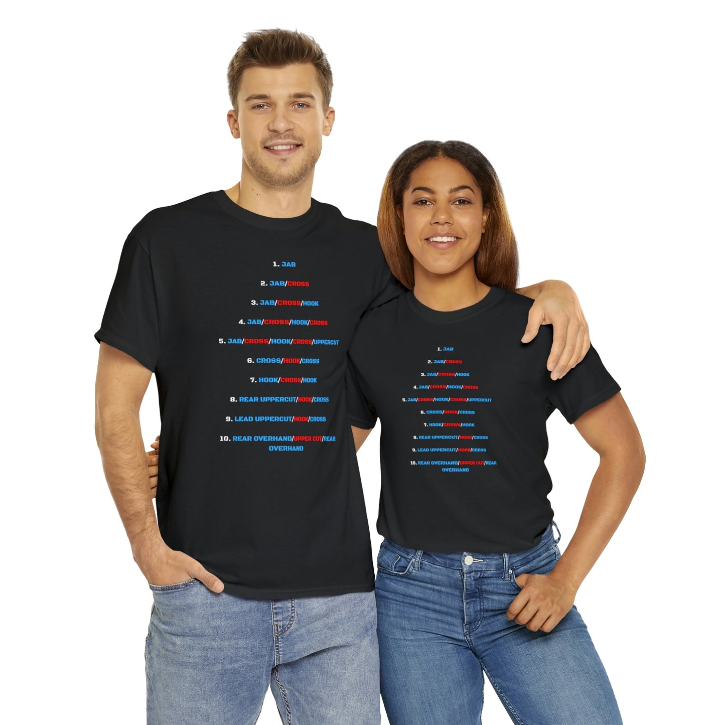 Krav Maga Force ( combo number system ) Unisex Heavy Cotton Tee