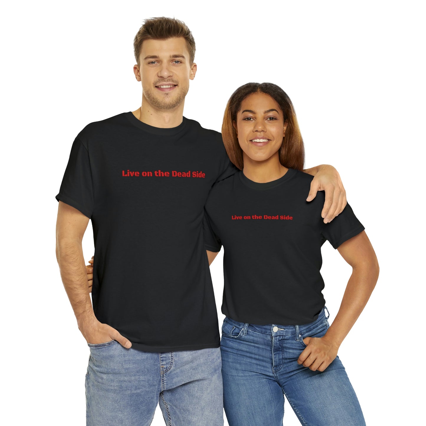 Copy of Copy of Krav Maga Force ( Live on the Dead side ) Unisex Heavy Cotton Tee
