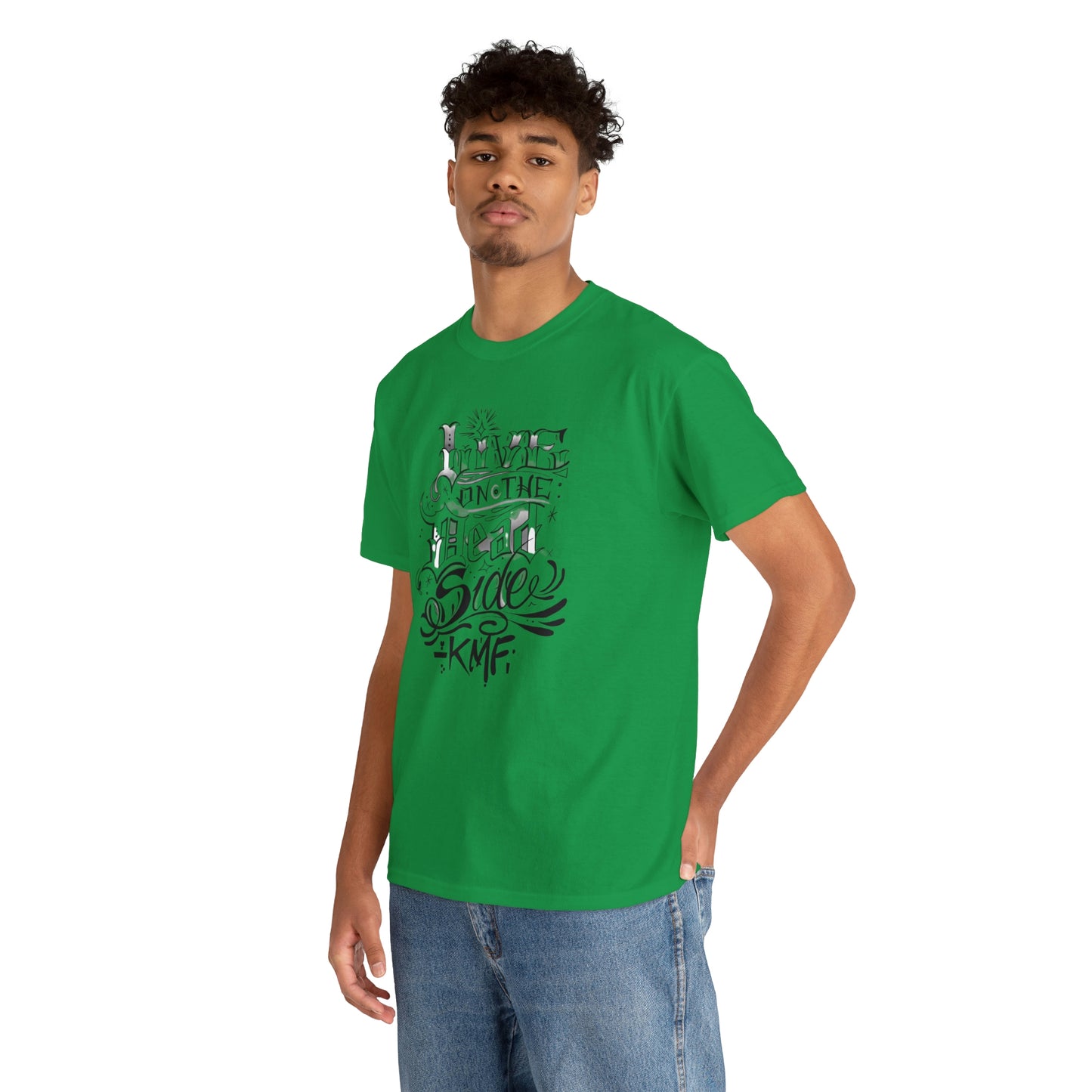 Krav Maga Force ( Live on the Dead side ) Unisex Heavy Cotton Tee