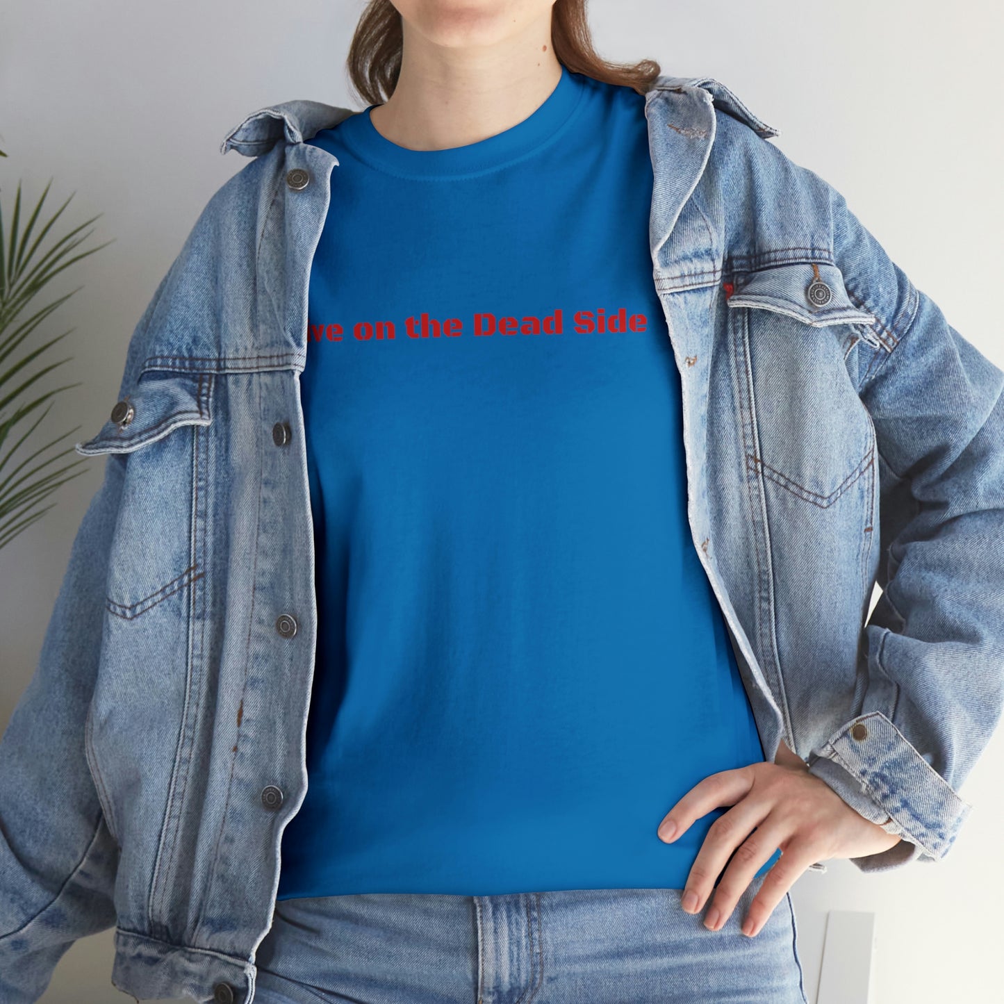 Copy of Copy of Krav Maga Force ( Live on the Dead side ) Unisex Heavy Cotton Tee