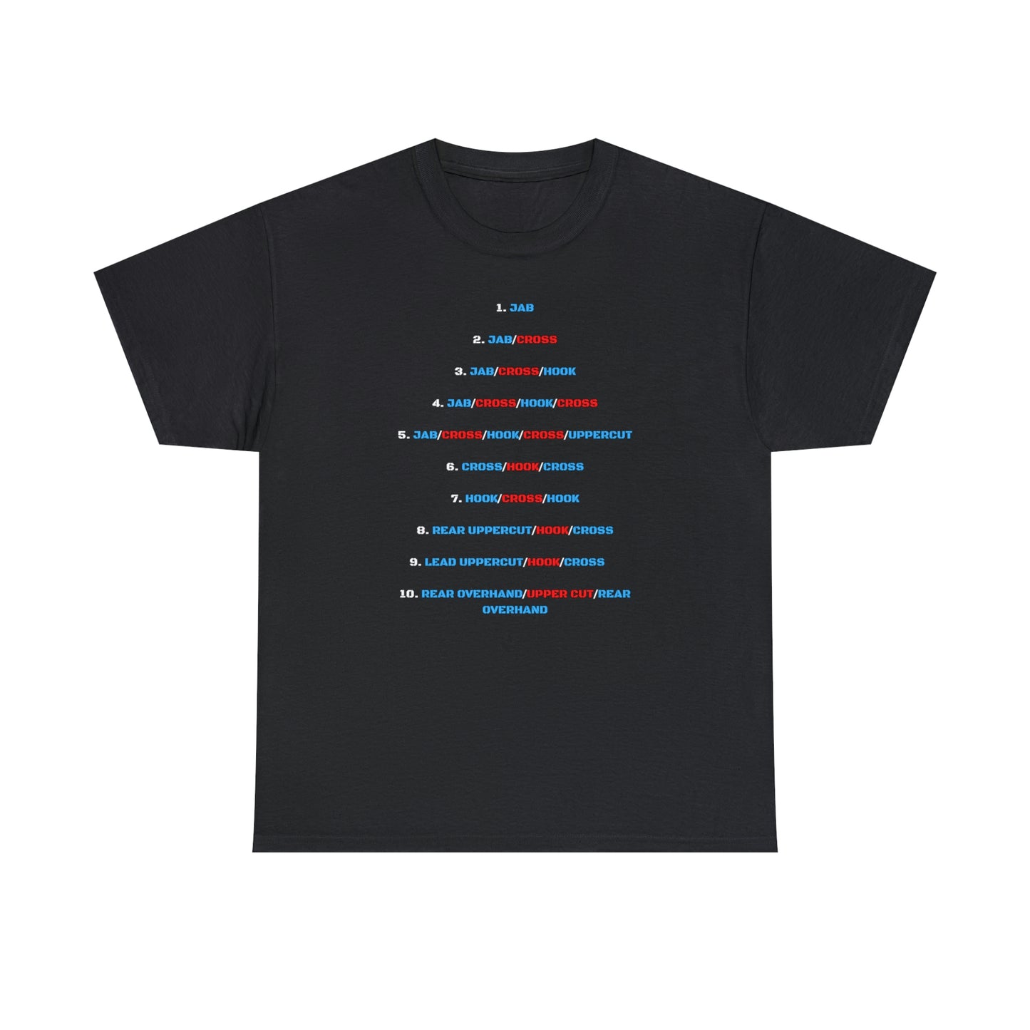Krav Maga Force ( combo number system ) Unisex Heavy Cotton Tee