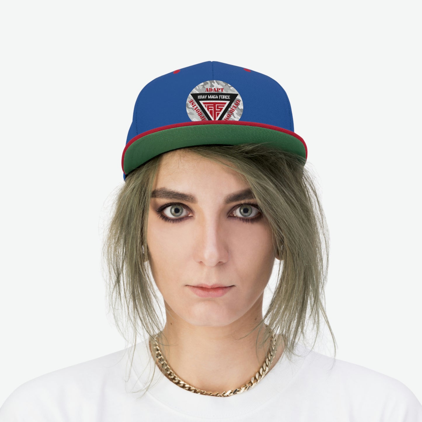 Krav Maga Force Unisex Flat Bill Hat