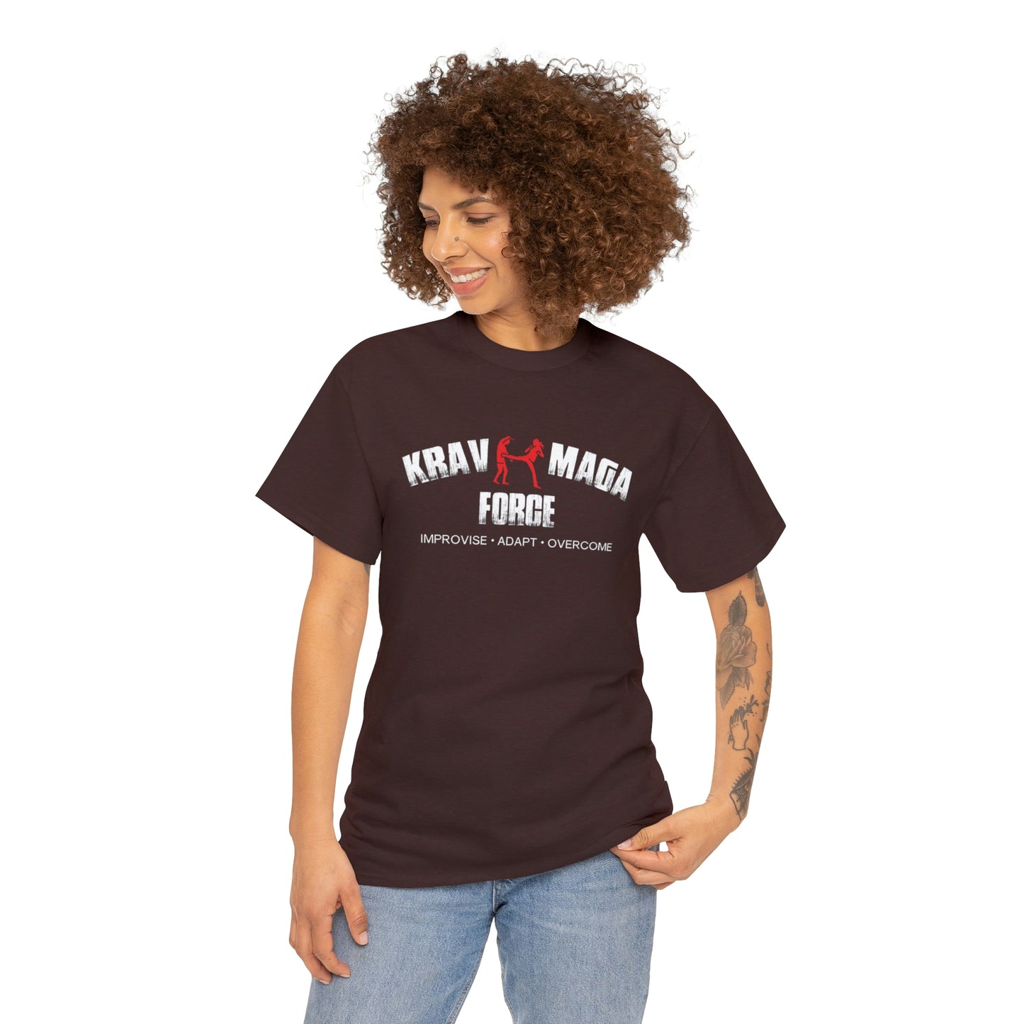 Krav Maga Force Unisex Heavy Cotton Tee