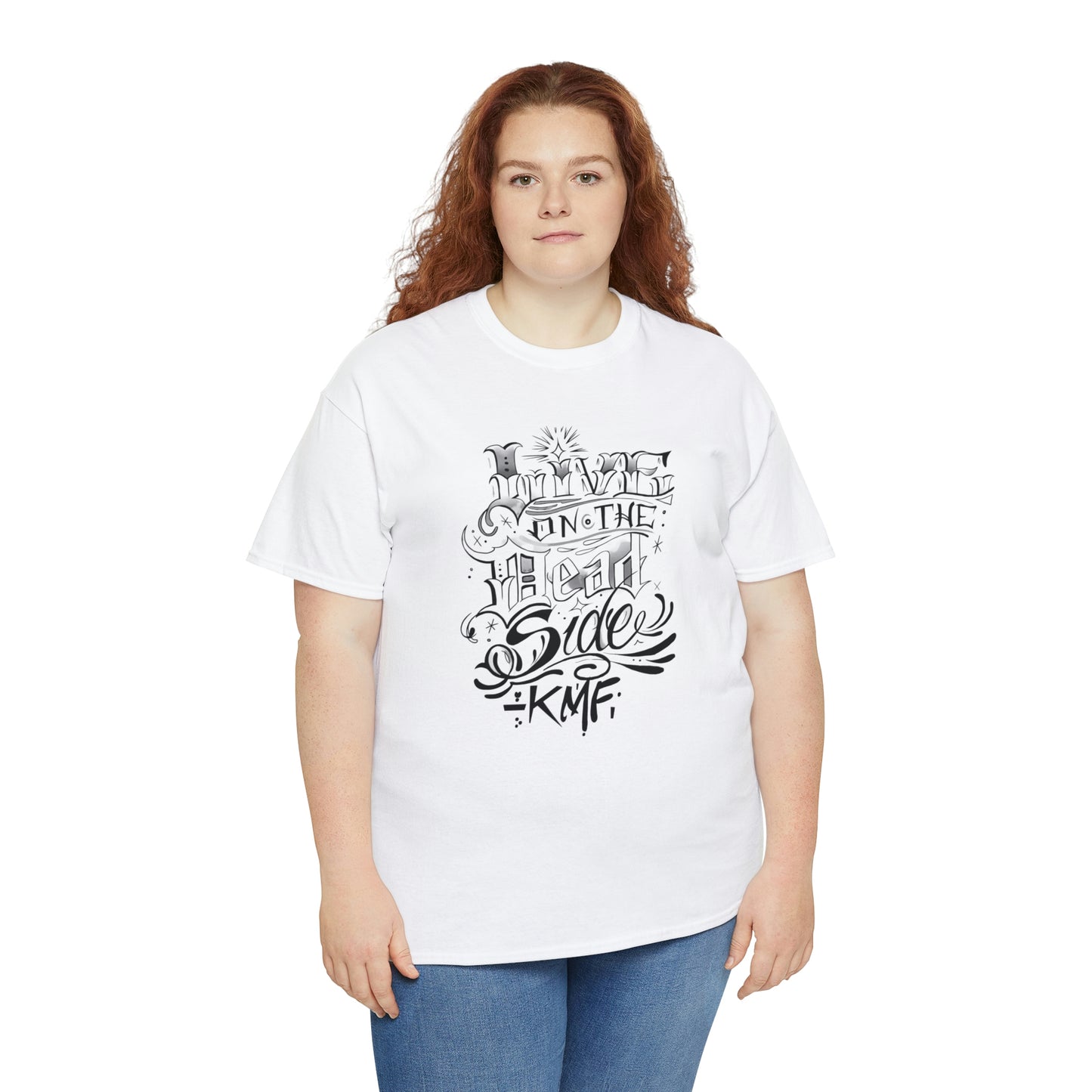 Krav Maga Force ( Live on the Dead side ) Unisex Heavy Cotton Tee