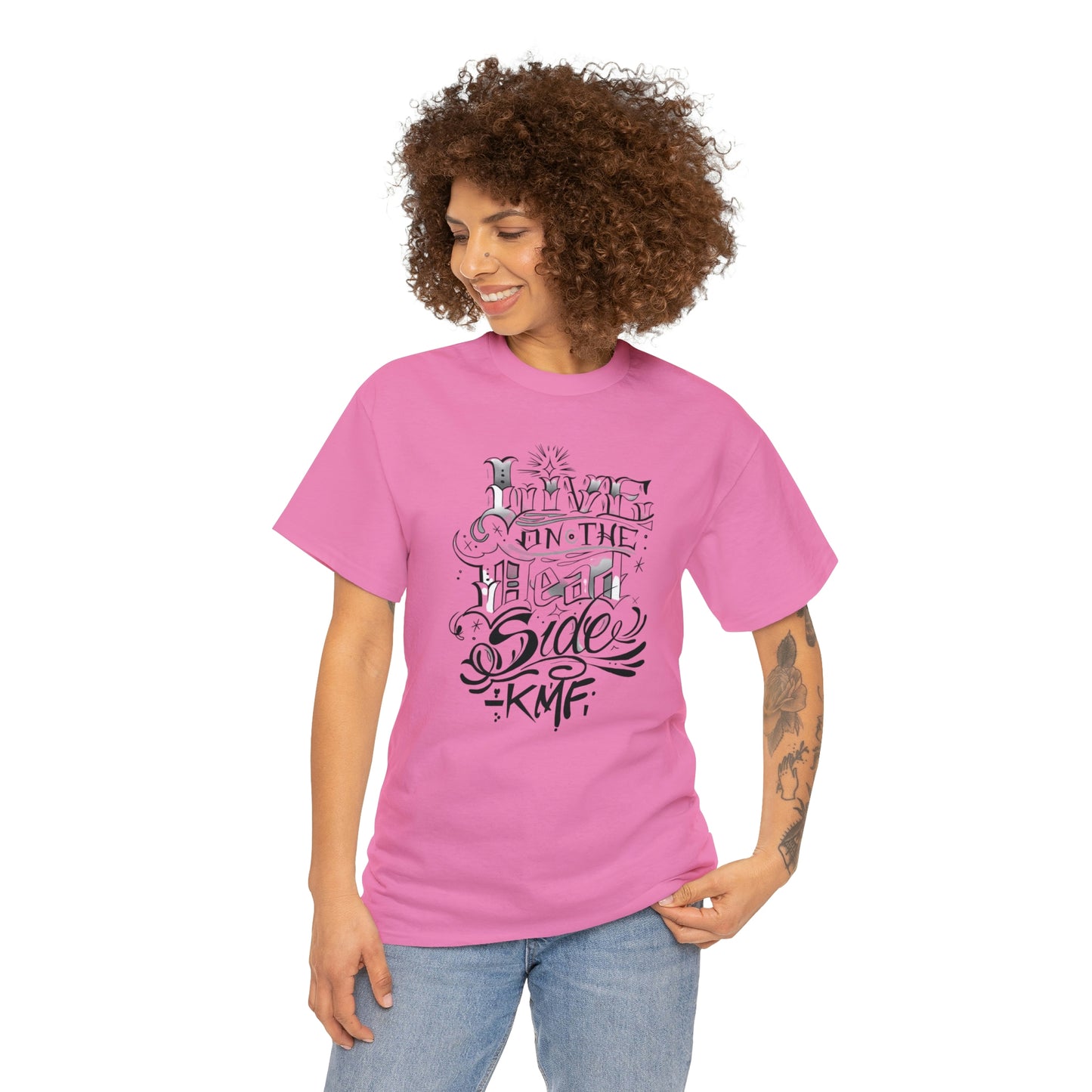 Krav Maga Force ( Live on the Dead side ) Unisex Heavy Cotton Tee