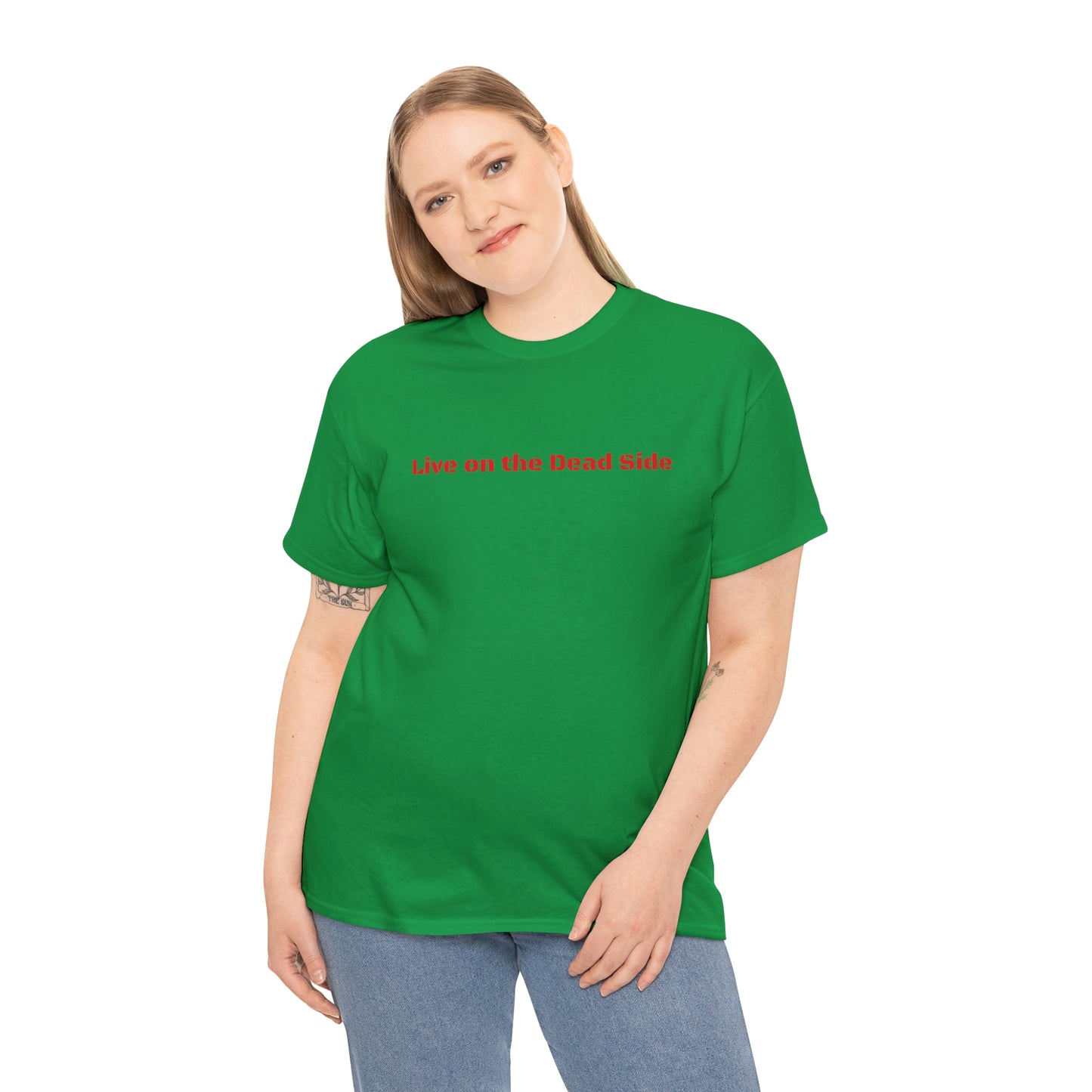 Copy of Copy of Krav Maga Force ( Live on the Dead side ) Unisex Heavy Cotton Tee