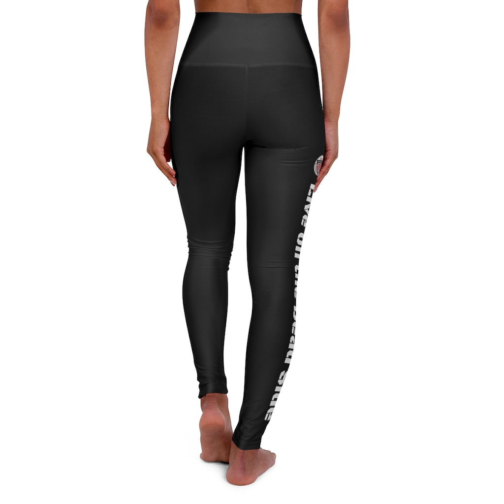 Krav Maga Force ( Live on the Dead Side ) High Waisted Yoga Leggings