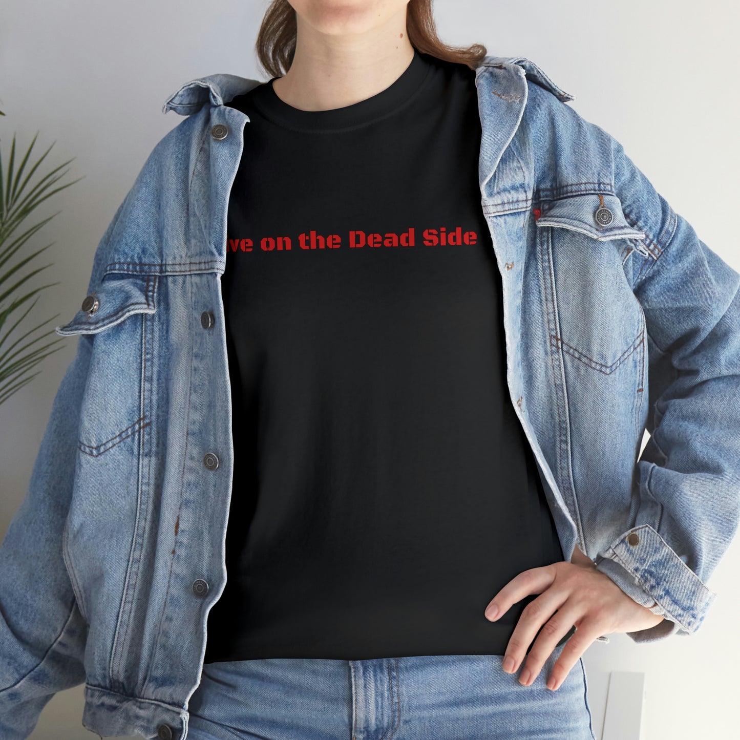 Copy of Copy of Krav Maga Force ( Live on the Dead side ) Unisex Heavy Cotton Tee
