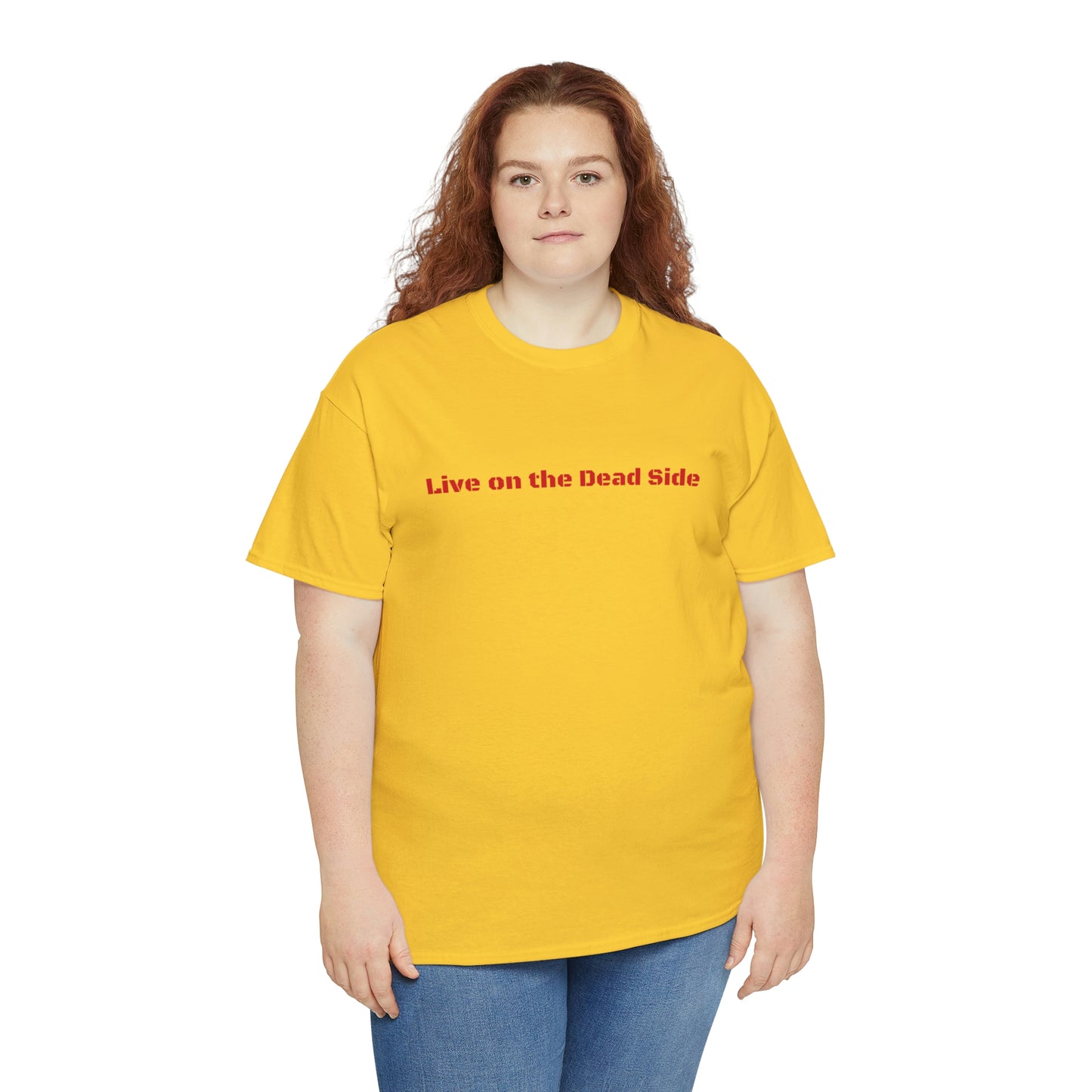 Copy of Copy of Krav Maga Force ( Live on the Dead side ) Unisex Heavy Cotton Tee