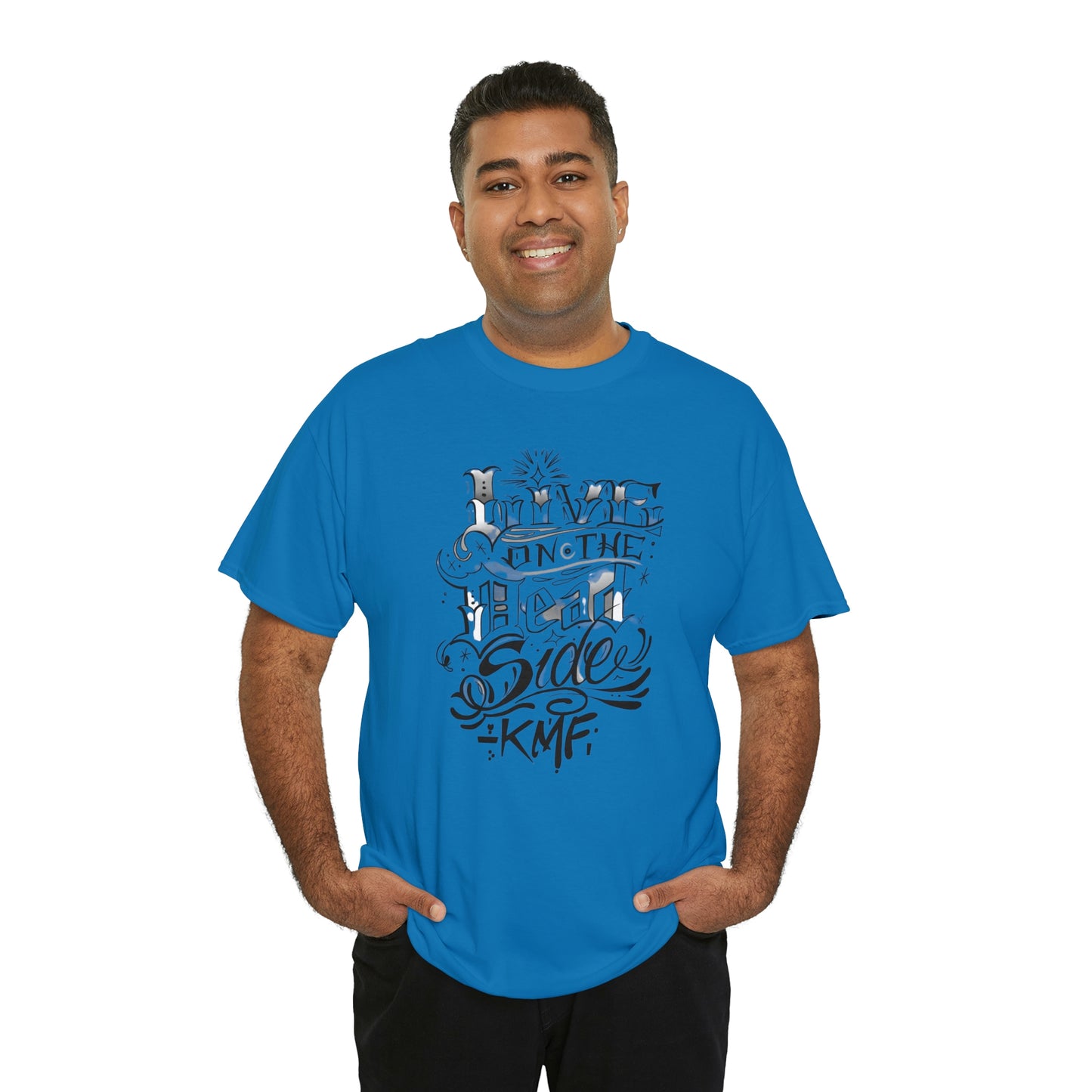 Krav Maga Force ( Live on the Dead side ) Unisex Heavy Cotton Tee