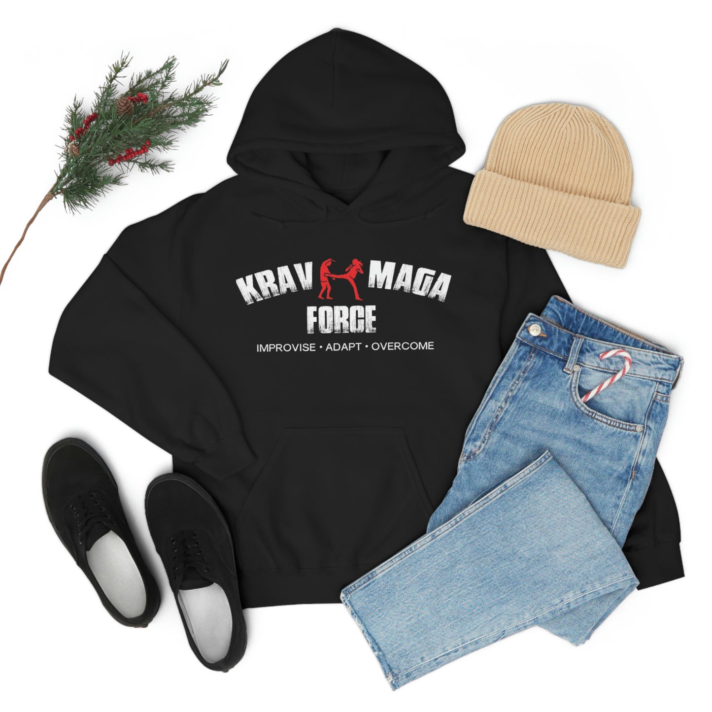 Krav Maga Force Unisex Heavy Blend™ Hooded Sweatshirt