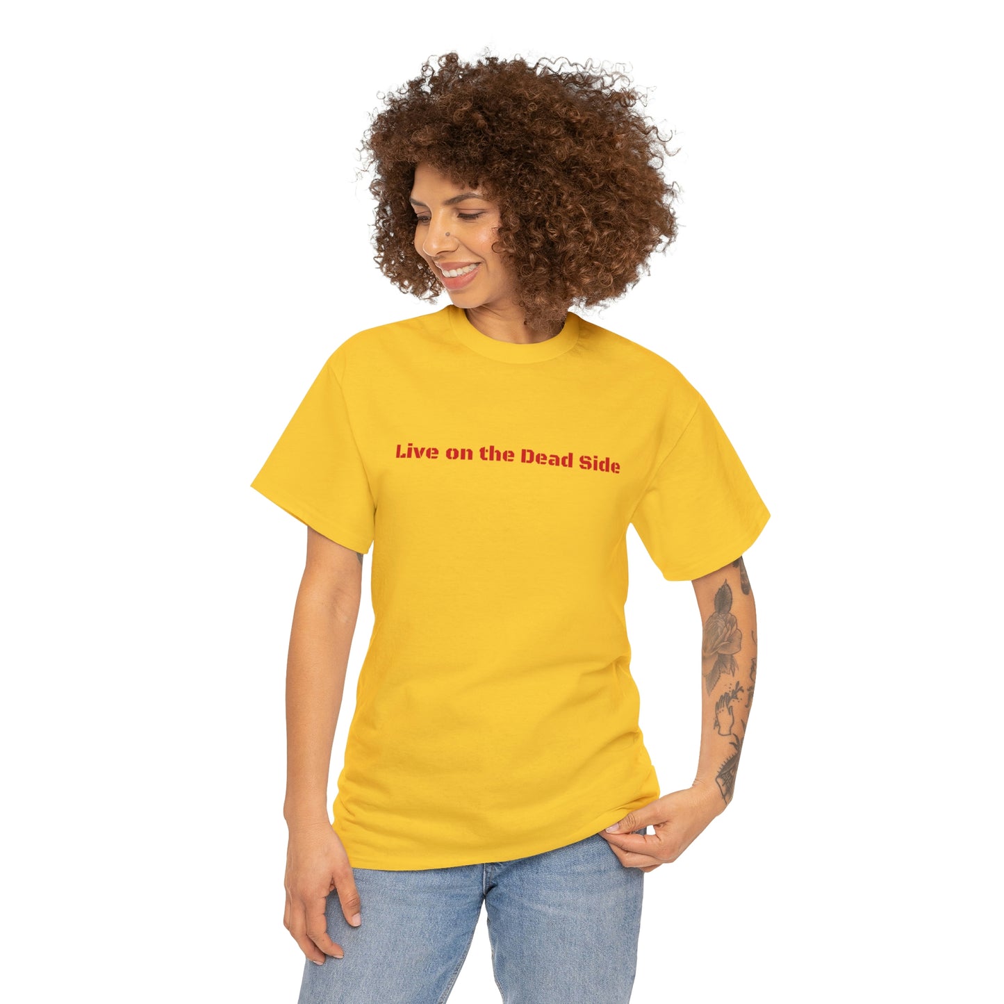 Copy of Copy of Krav Maga Force ( Live on the Dead side ) Unisex Heavy Cotton Tee