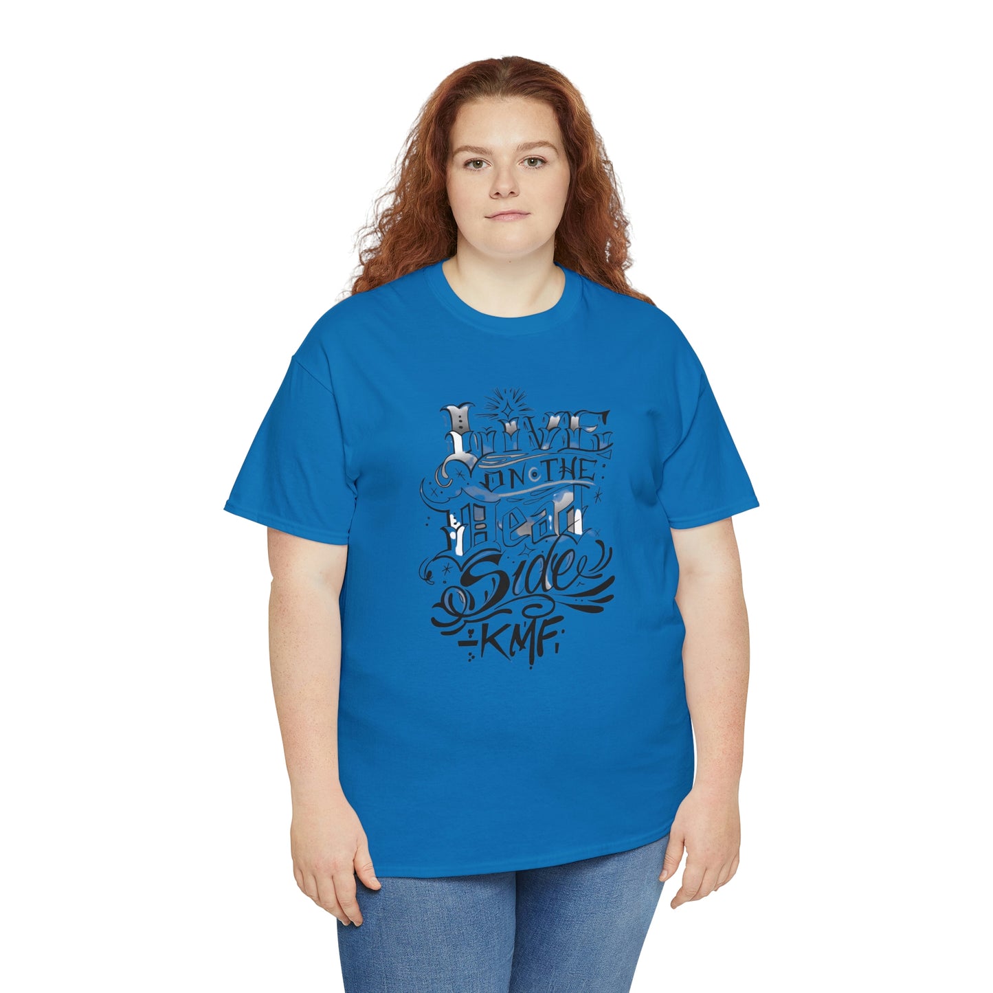 Krav Maga Force ( Live on the Dead side ) Unisex Heavy Cotton Tee