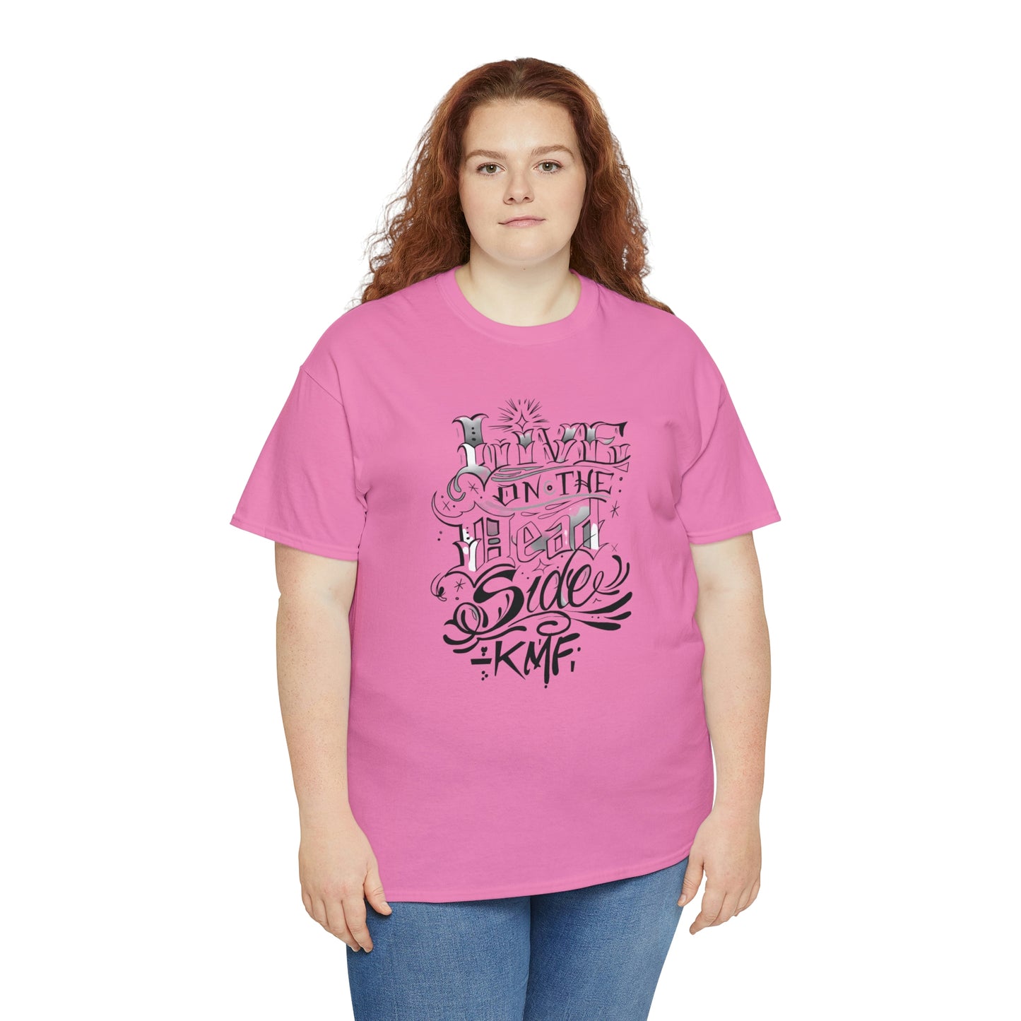 Krav Maga Force ( Live on the Dead side ) Unisex Heavy Cotton Tee