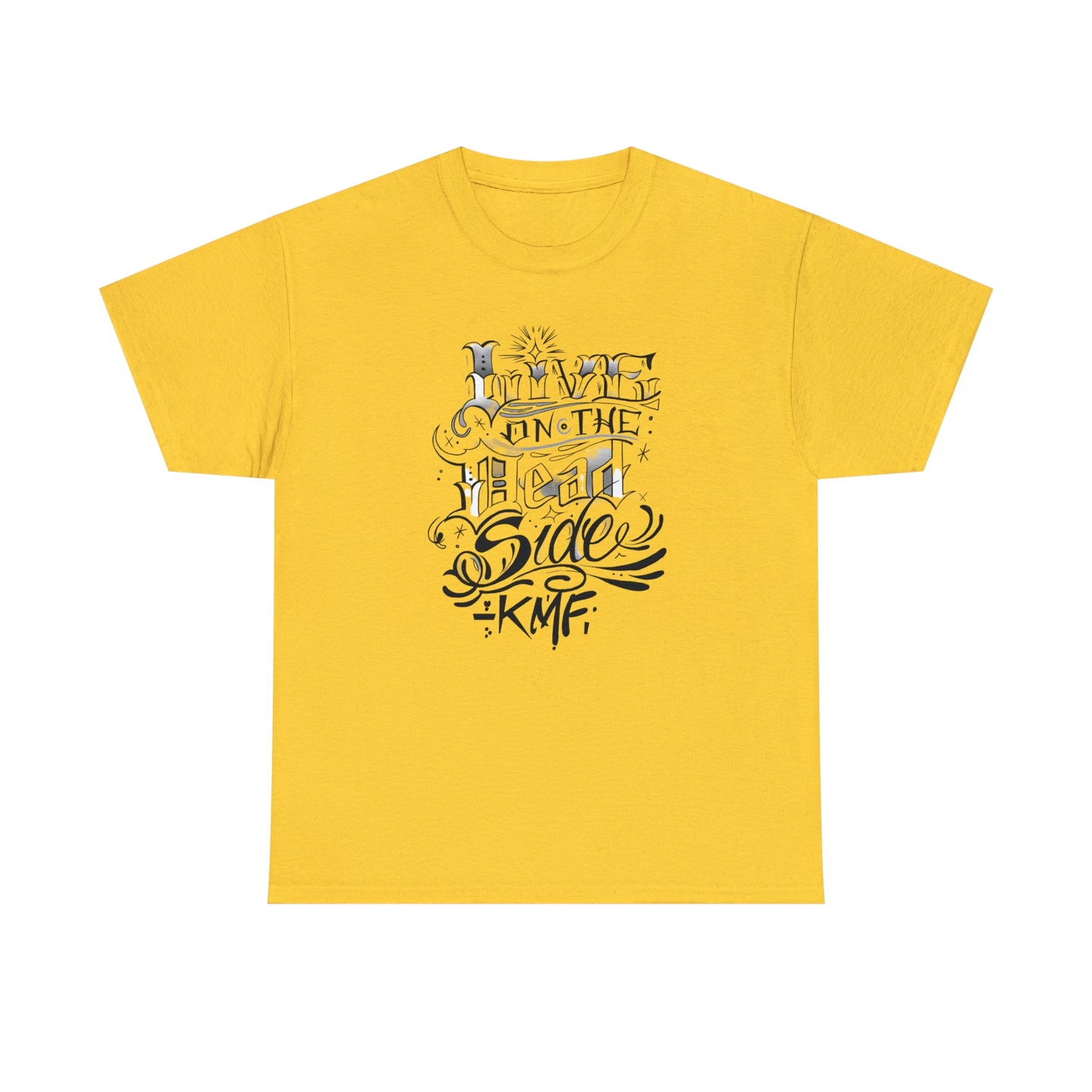 Krav Maga Force ( Live on the Dead side ) Unisex Heavy Cotton Tee
