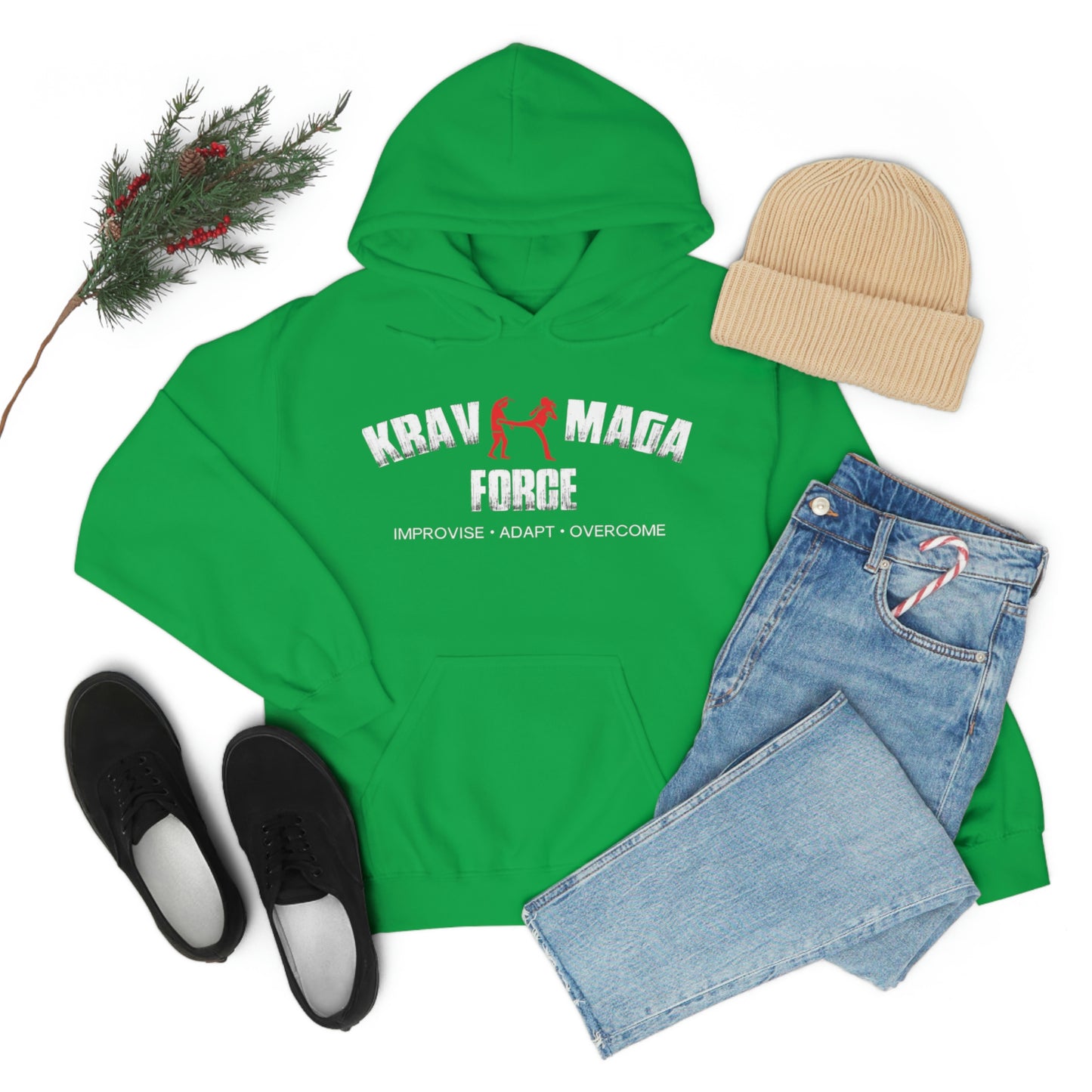 Krav Maga Force Unisex Heavy Blend™ Hooded Sweatshirt