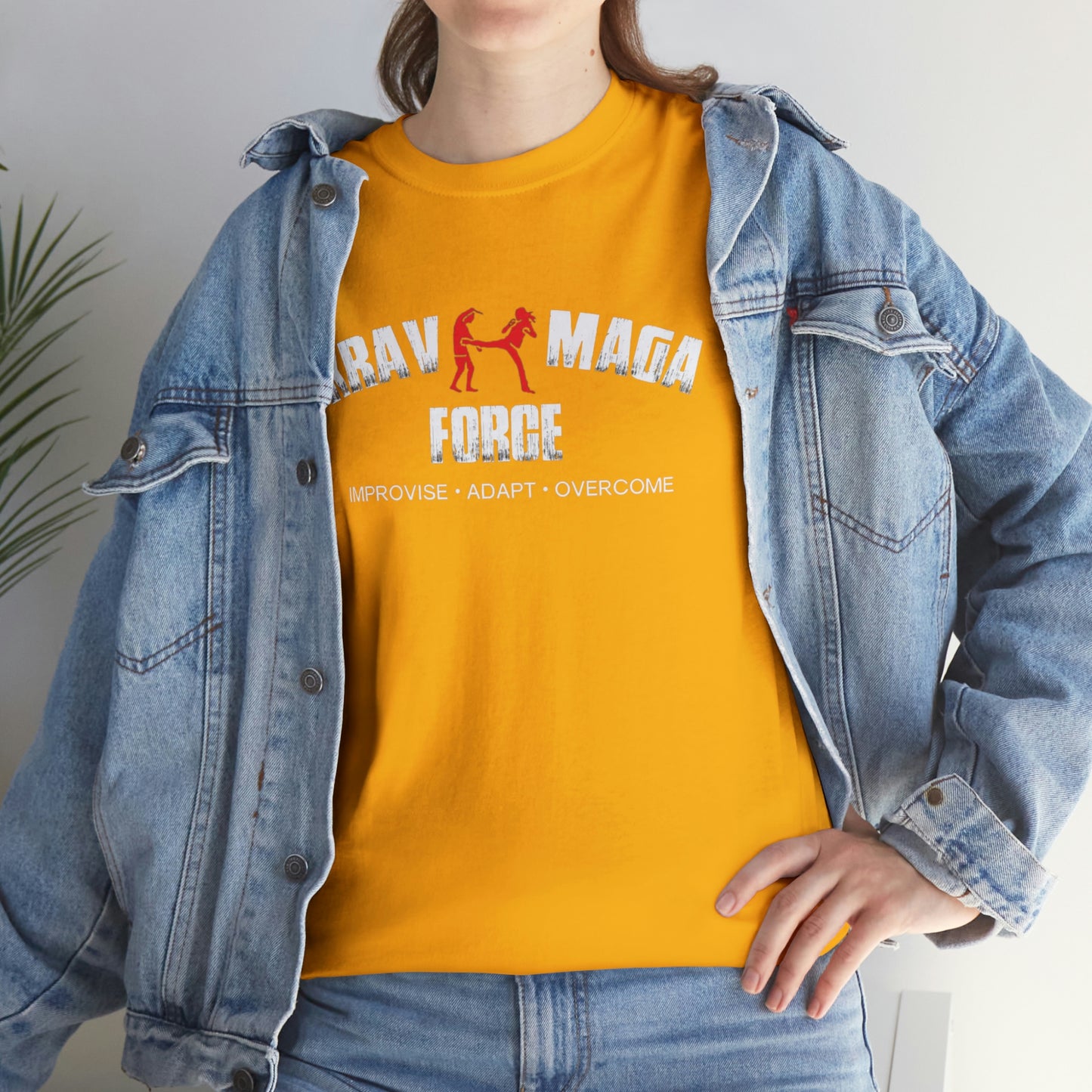 Krav Maga Force Unisex Heavy Cotton Tee