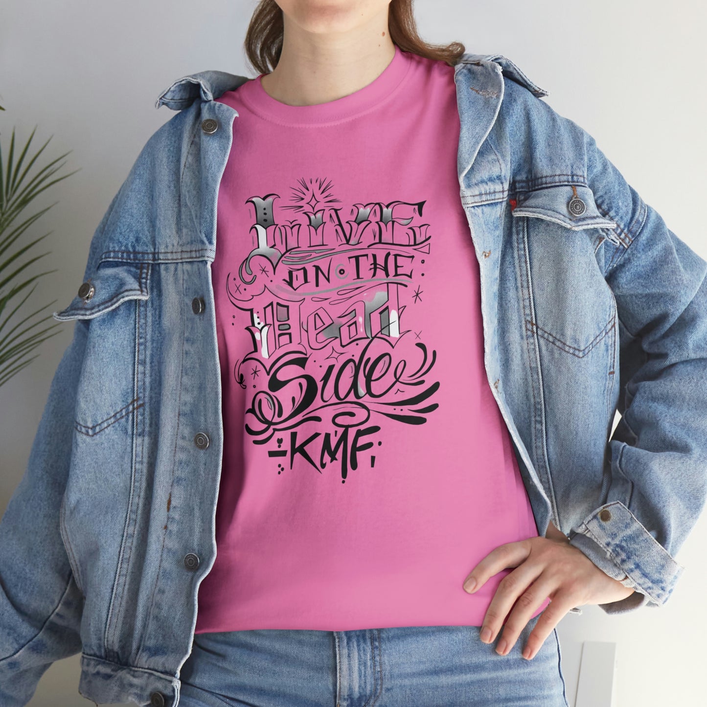 Krav Maga Force ( Live on the Dead side ) Unisex Heavy Cotton Tee