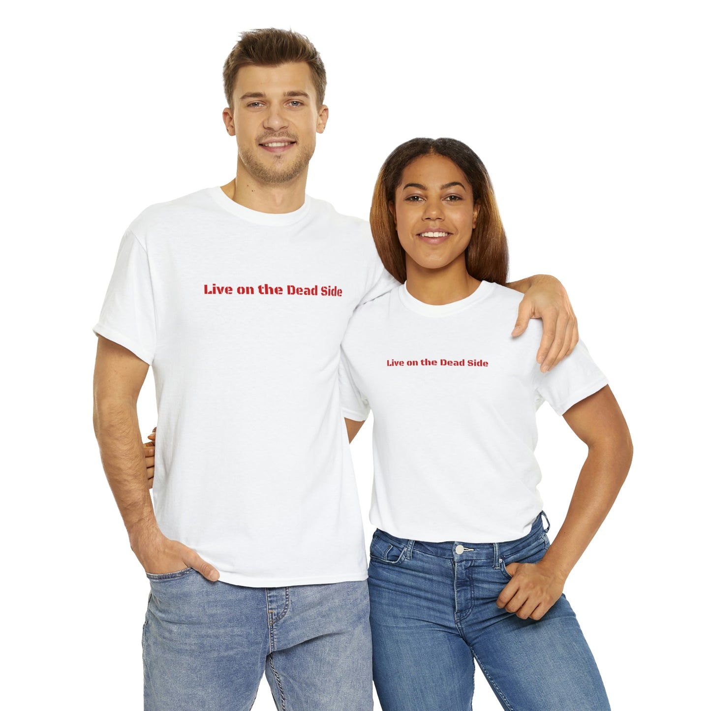 Copy of Copy of Krav Maga Force ( Live on the Dead side ) Unisex Heavy Cotton Tee