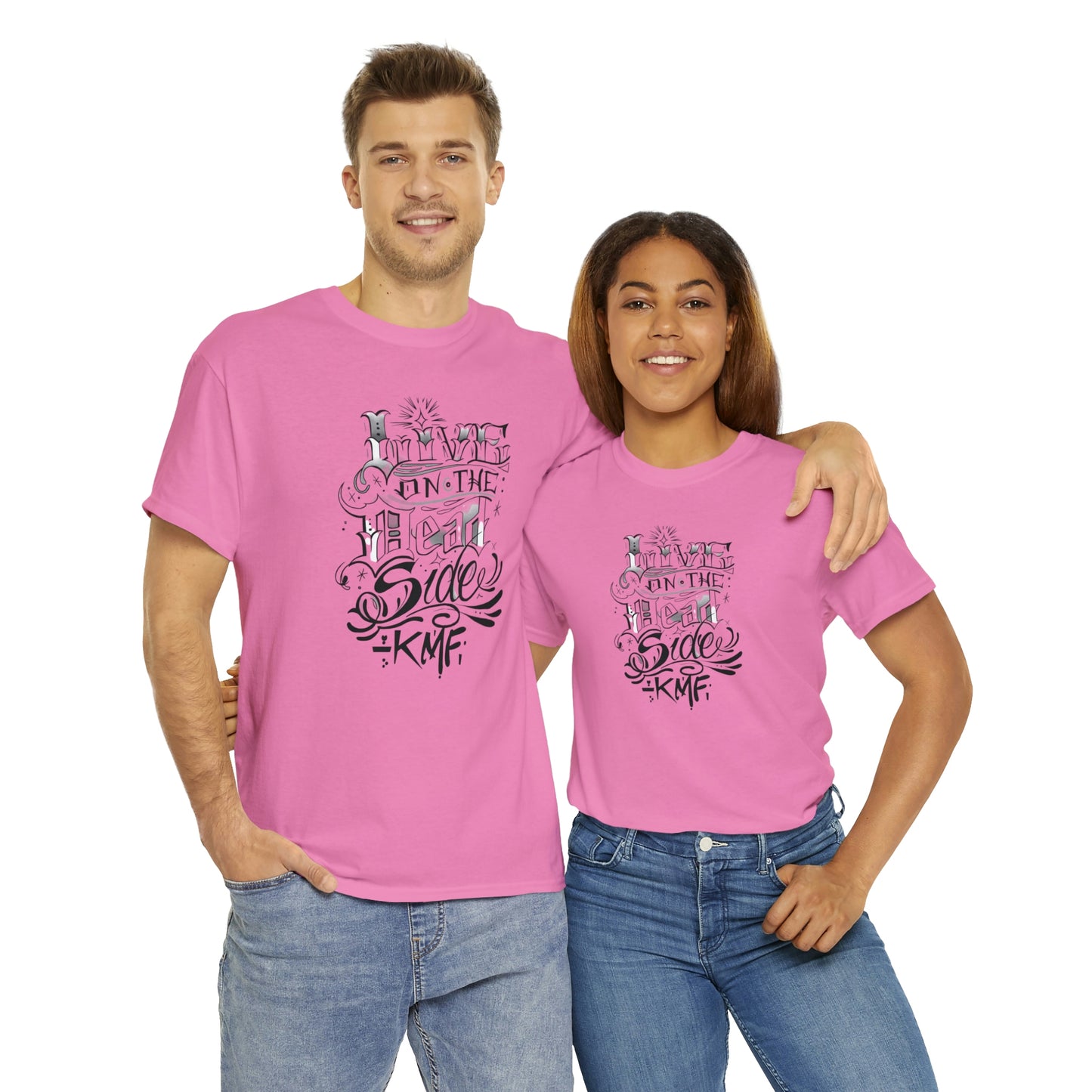 Krav Maga Force ( Live on the Dead side ) Unisex Heavy Cotton Tee