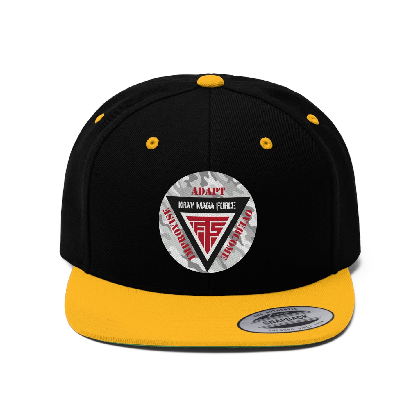 Krav Maga Force Unisex Flat Bill Hat