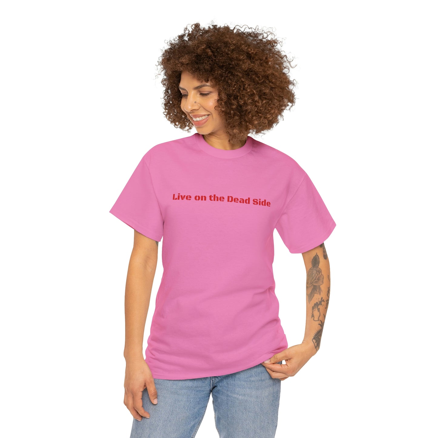 Copy of Copy of Krav Maga Force ( Live on the Dead side ) Unisex Heavy Cotton Tee