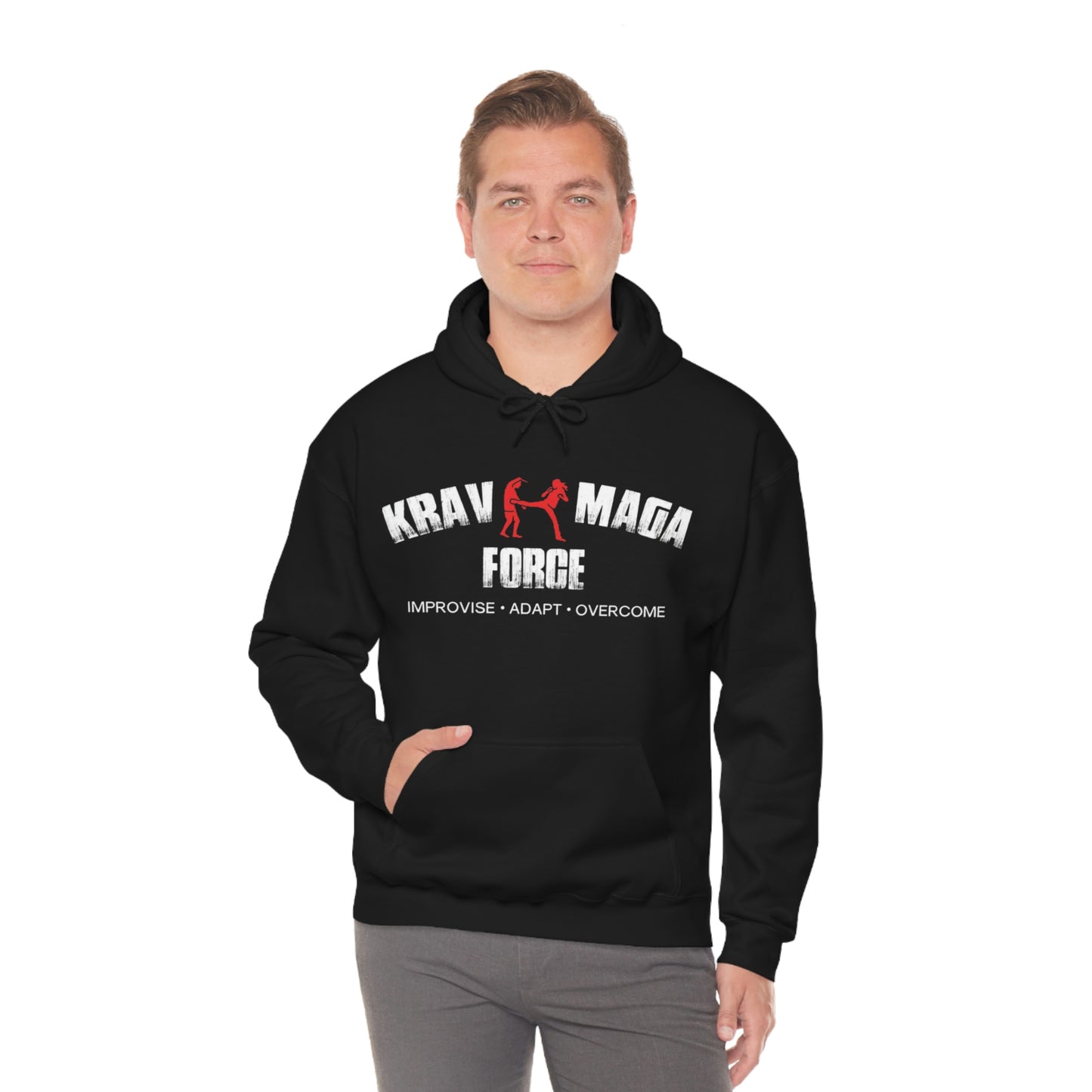 Krav Maga Force Unisex Heavy Blend™ Hooded Sweatshirt