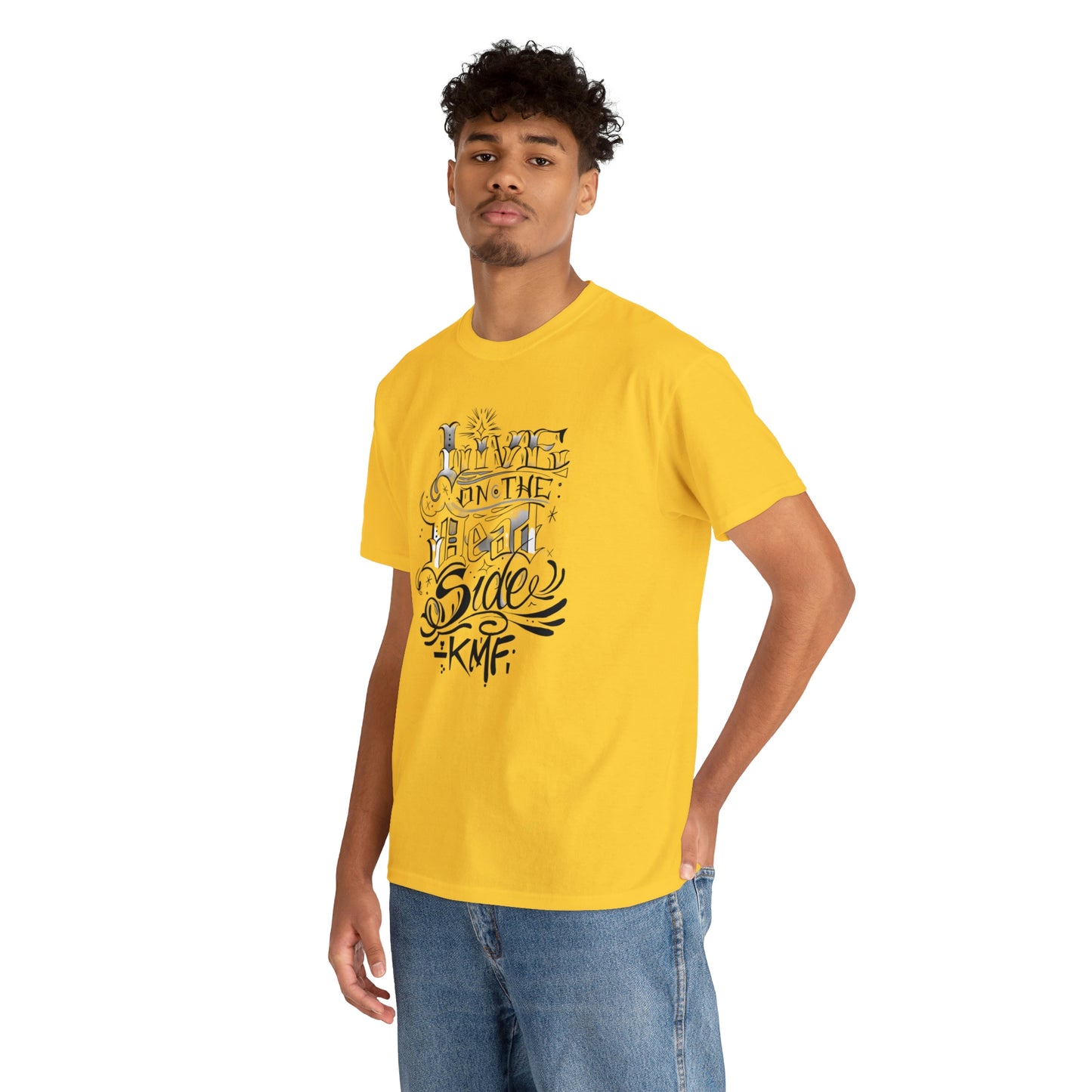 Krav Maga Force ( Live on the Dead side ) Unisex Heavy Cotton Tee