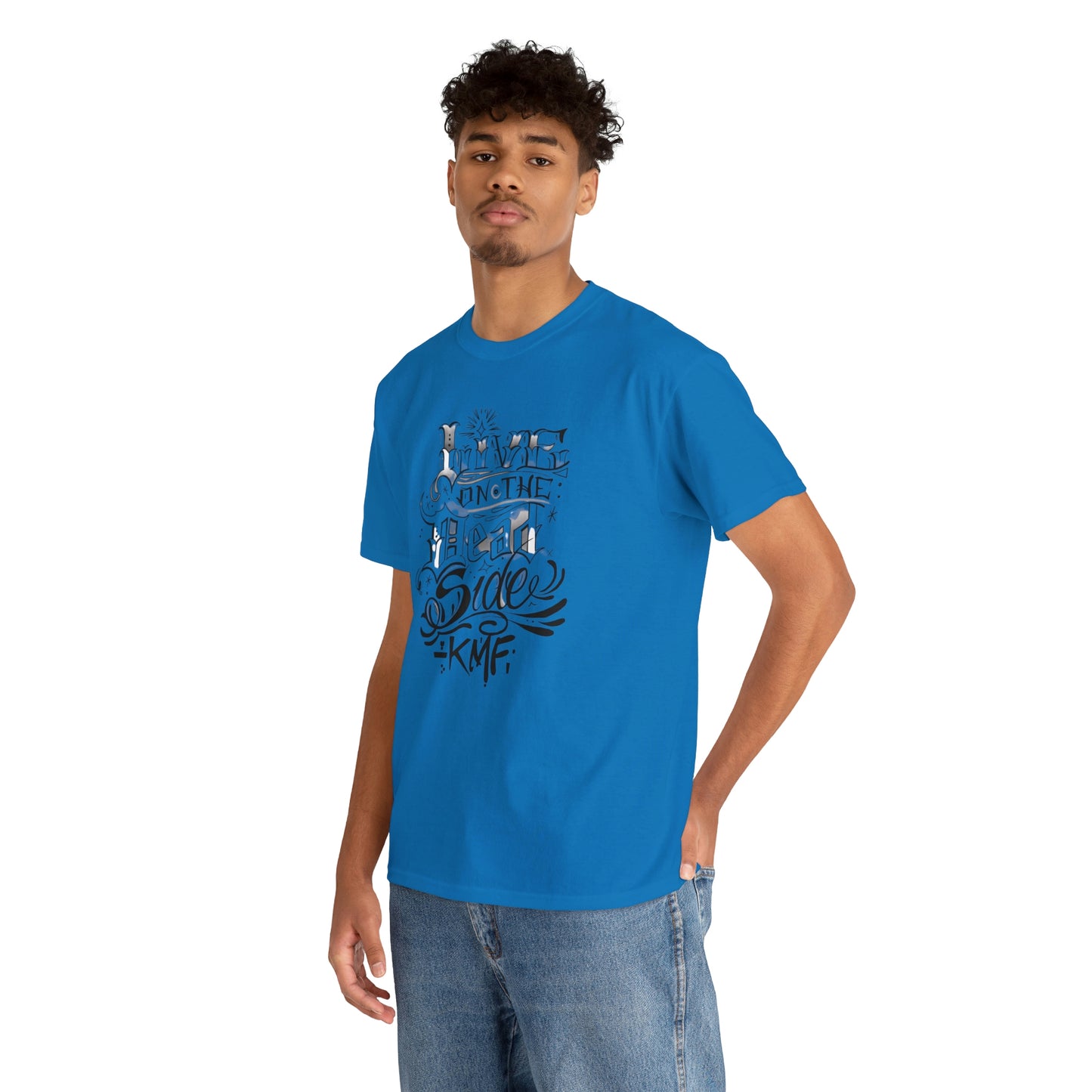 Krav Maga Force ( Live on the Dead side ) Unisex Heavy Cotton Tee