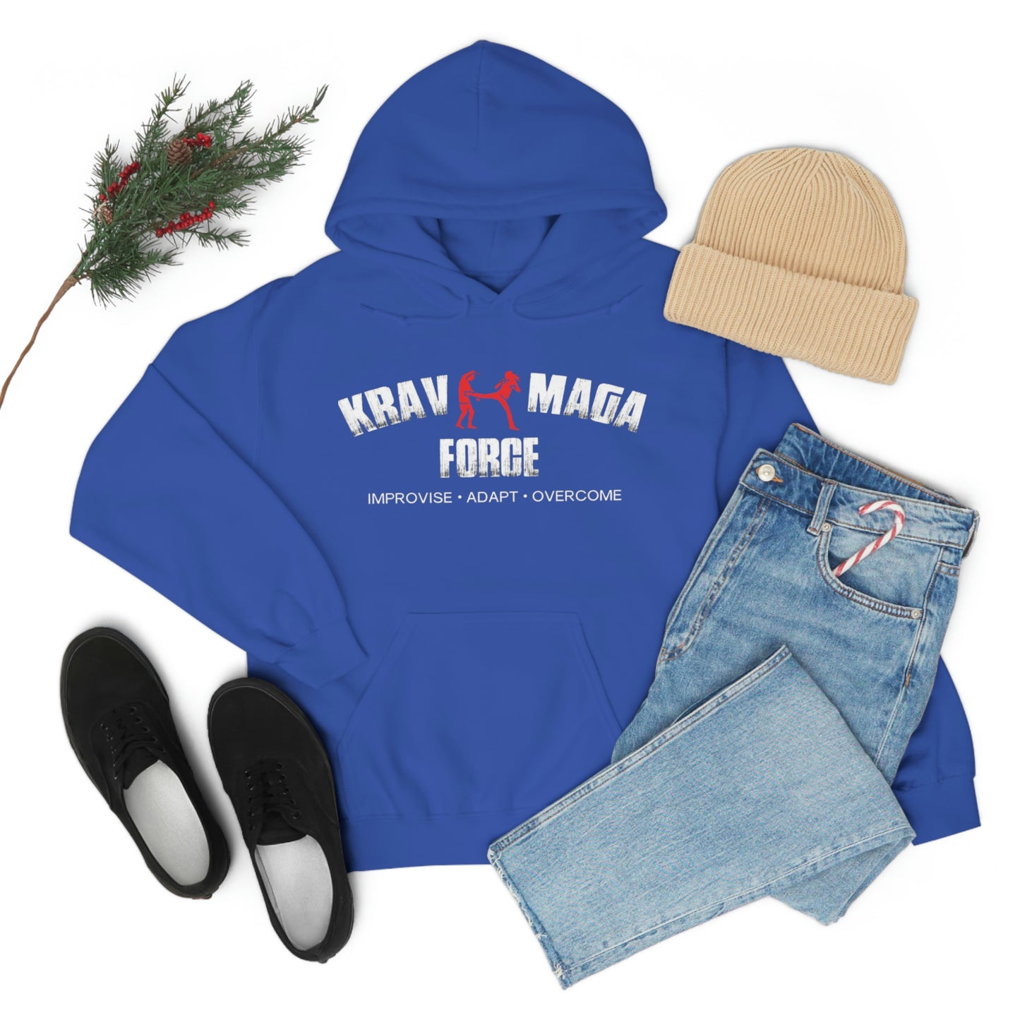 Krav Maga Force Unisex Heavy Blend™ Hooded Sweatshirt