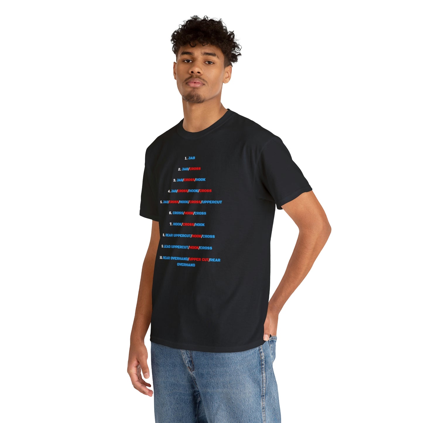 Krav Maga Force ( combo number system ) Unisex Heavy Cotton Tee