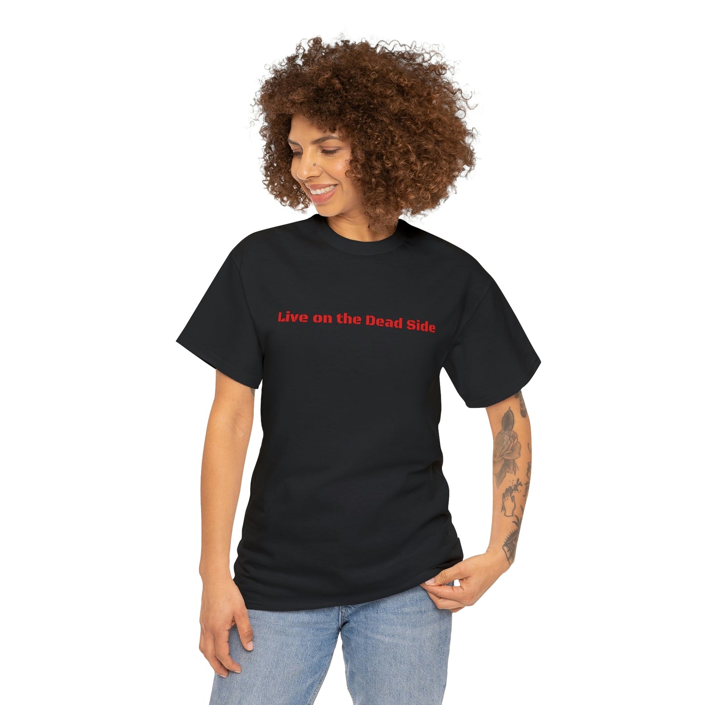 Copy of Copy of Krav Maga Force ( Live on the Dead side ) Unisex Heavy Cotton Tee