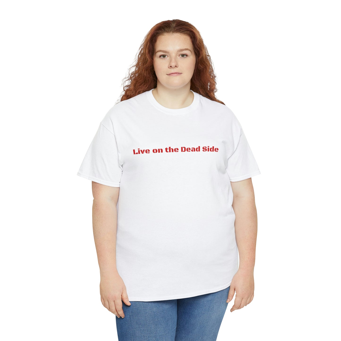 Copy of Copy of Krav Maga Force ( Live on the Dead side ) Unisex Heavy Cotton Tee