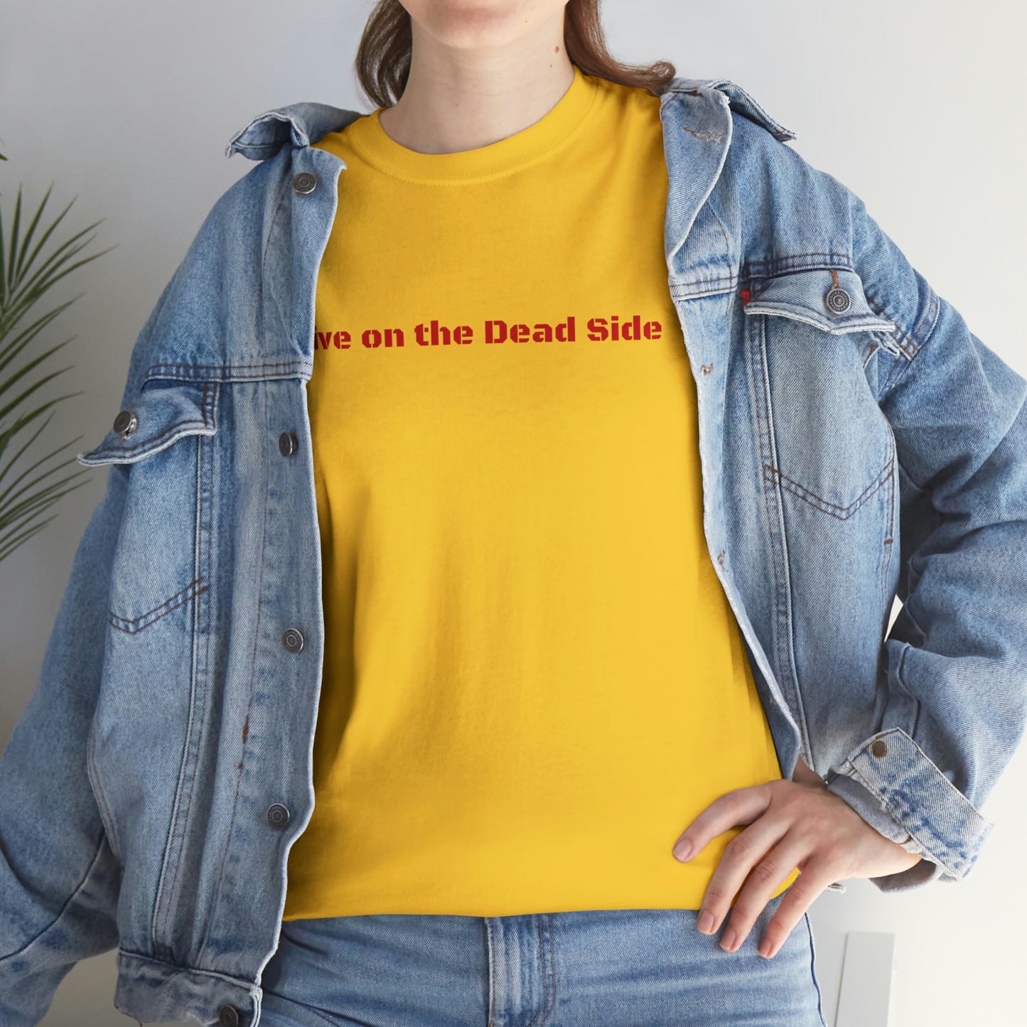 Copy of Copy of Krav Maga Force ( Live on the Dead side ) Unisex Heavy Cotton Tee