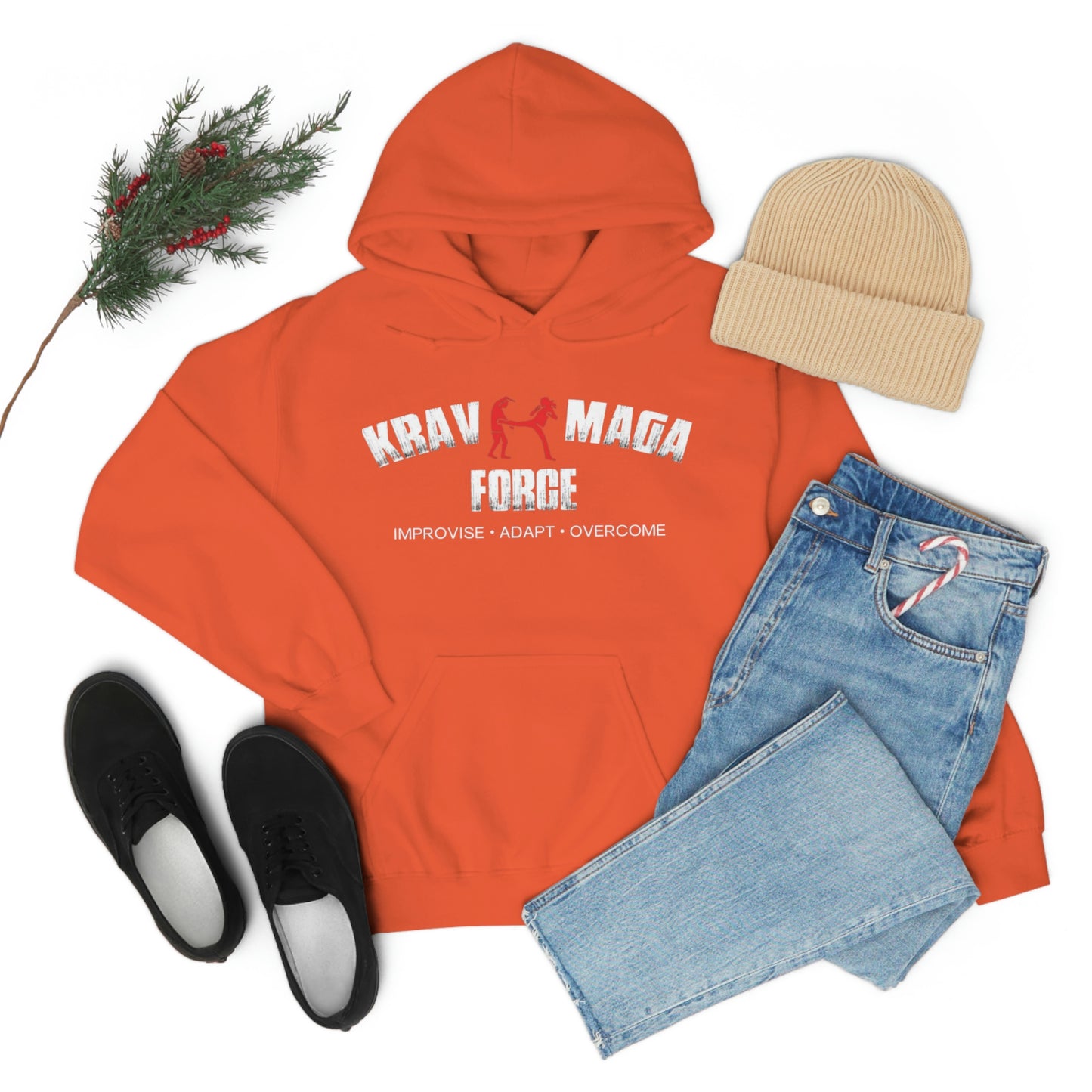 Krav Maga Force Unisex Heavy Blend™ Hooded Sweatshirt