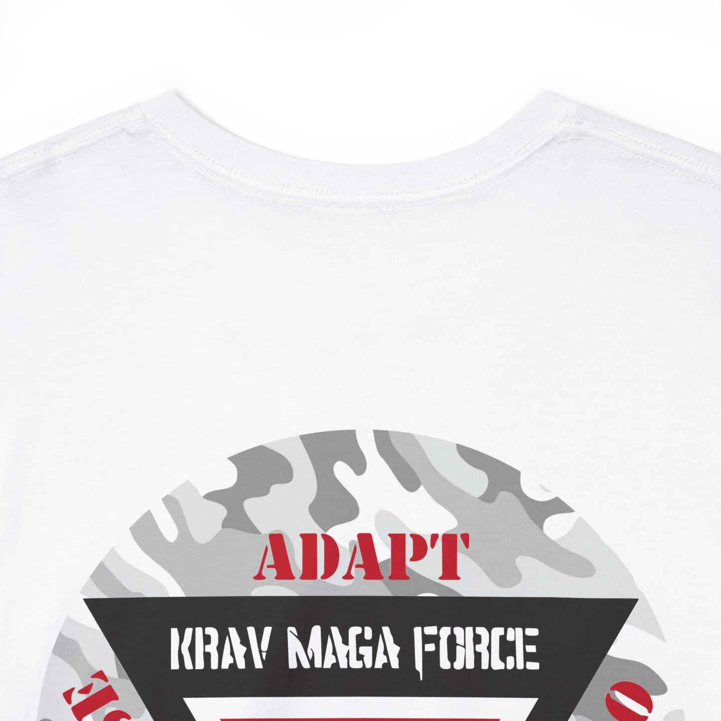 Copy of Copy of Krav Maga Force ( Live on the Dead side ) Unisex Heavy Cotton Tee