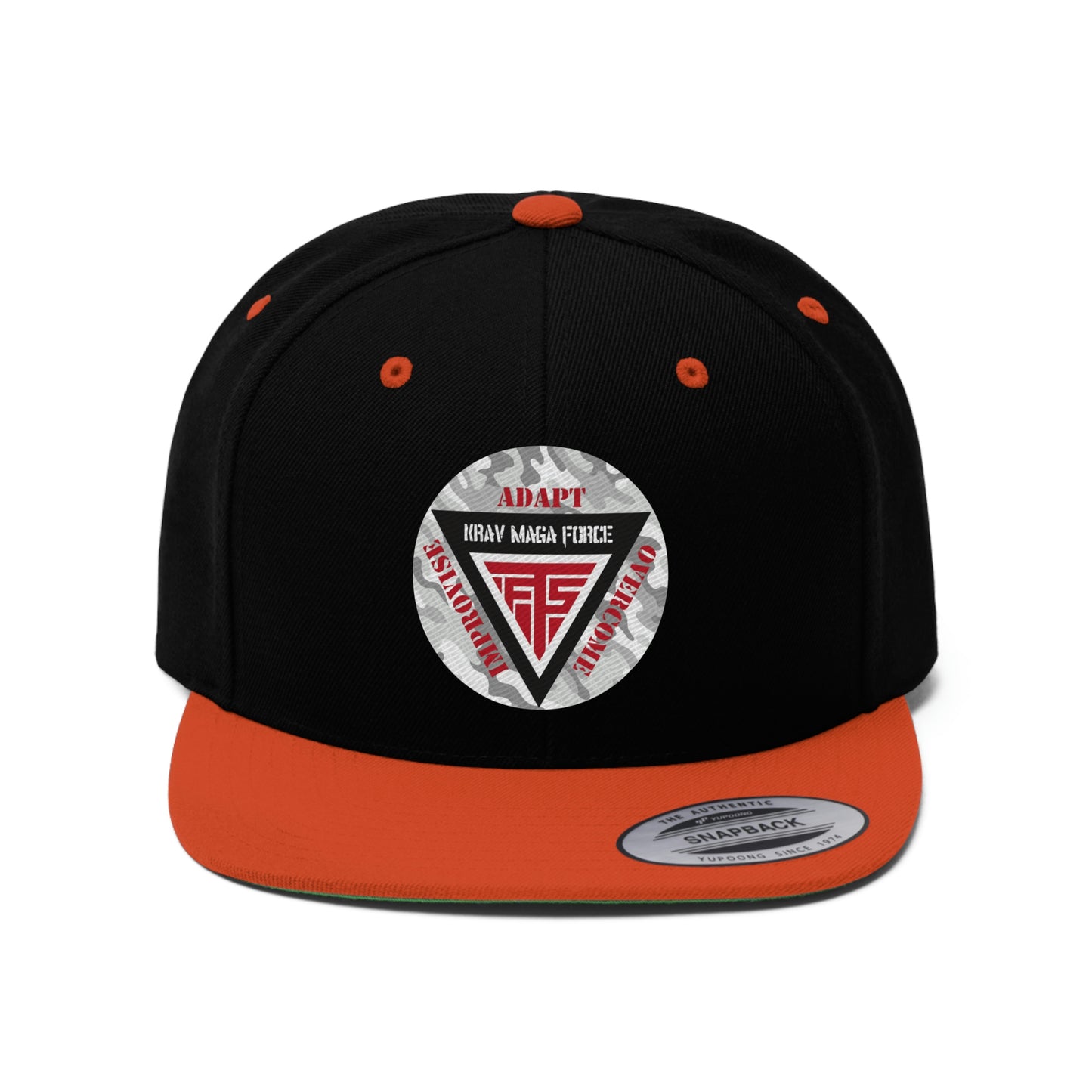 Krav Maga Force Unisex Flat Bill Hat